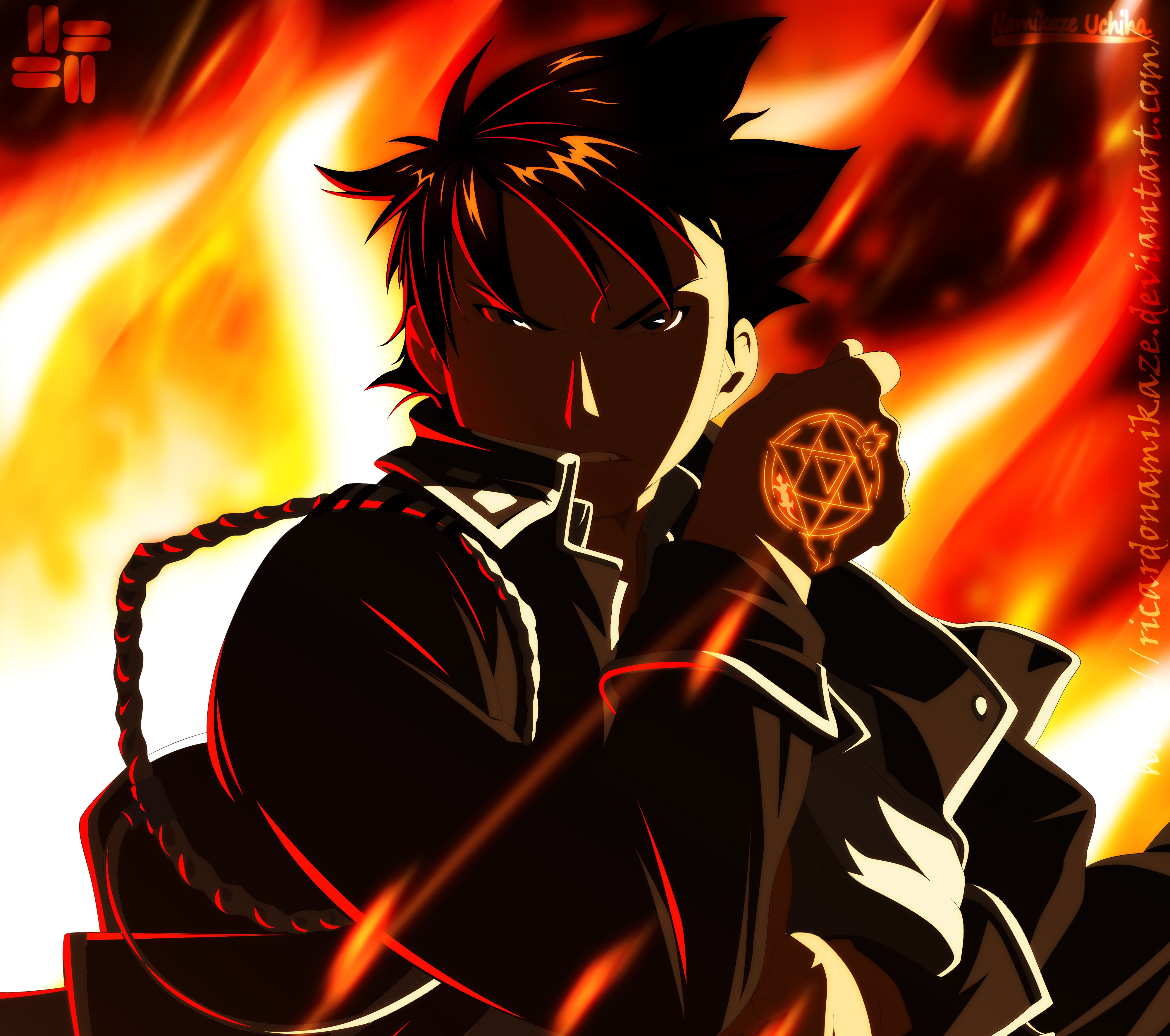 Roy Mustang from Fullmetal Alchemist HD Wallpaper