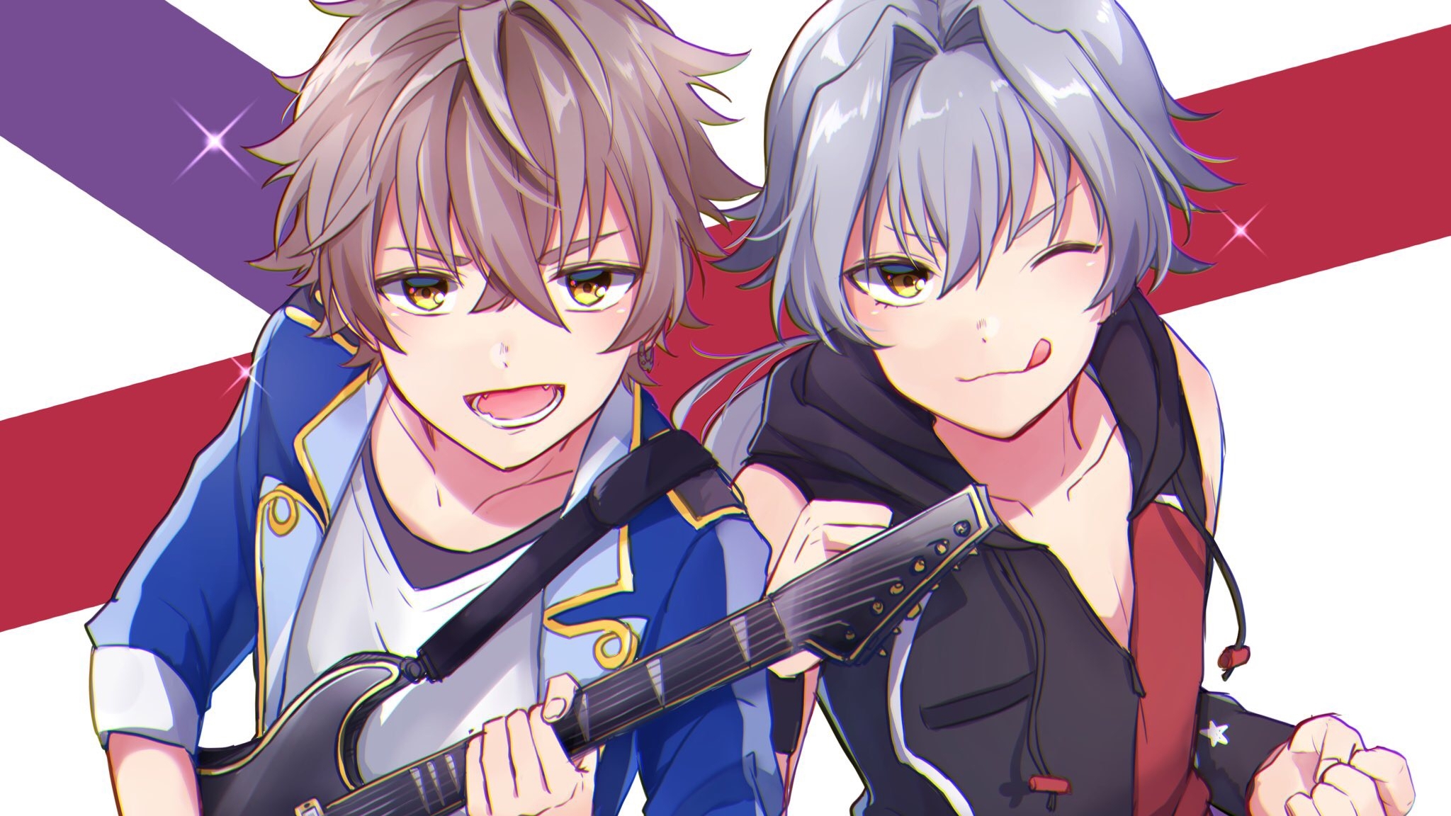 Koga Oogami and Ren Kizaki from Ensemble Stars! HD Wallpaper