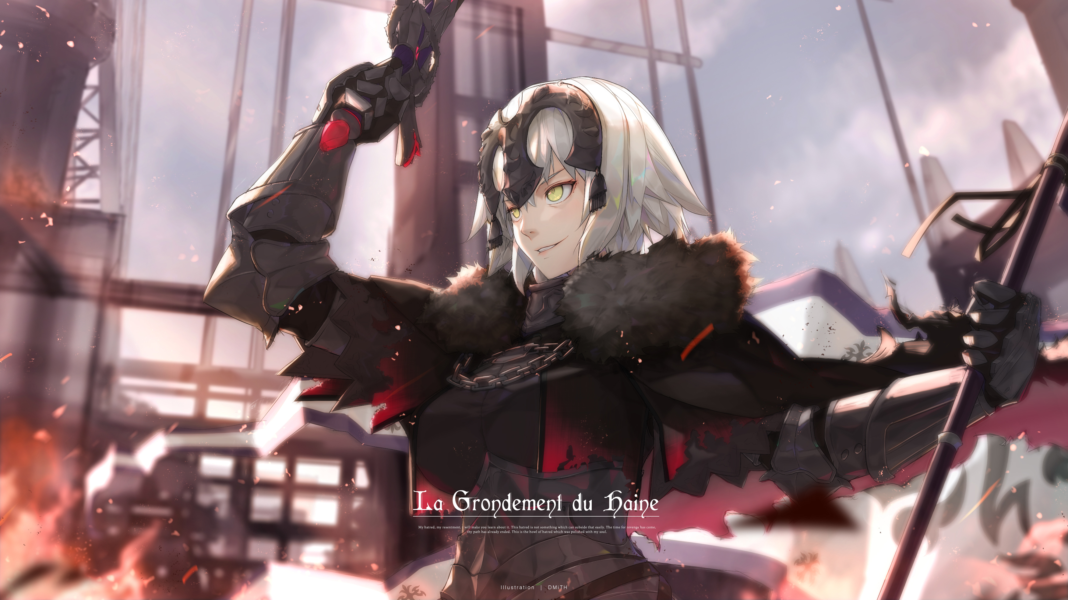 Jeanne d'Arc Alter from Fate/Grand Order HD Wallpaper