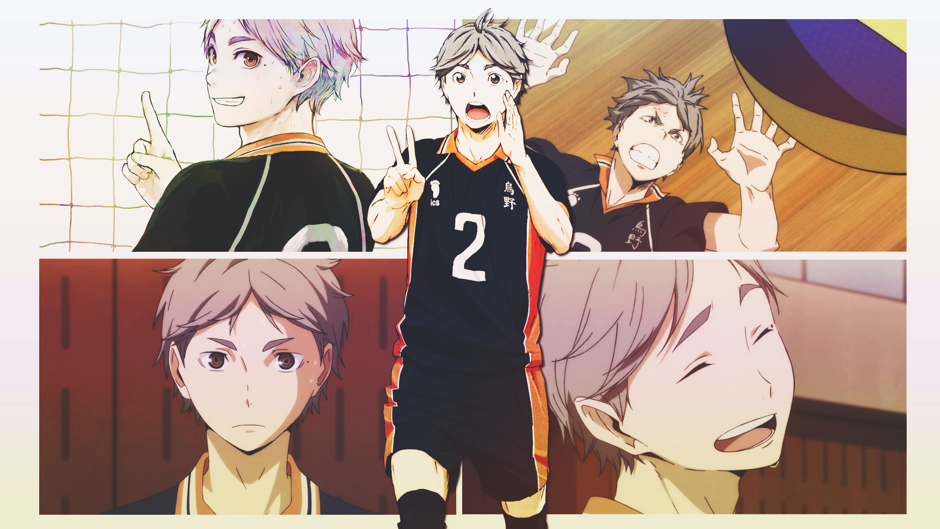 Koushi Sugawara from Haikyuu!! HD Wallpaper