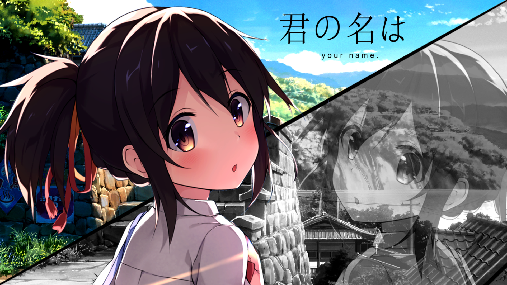 Mitsuha Miyamizu from Kimi No Na Wa. (Your Name.) HD Wallpaper
