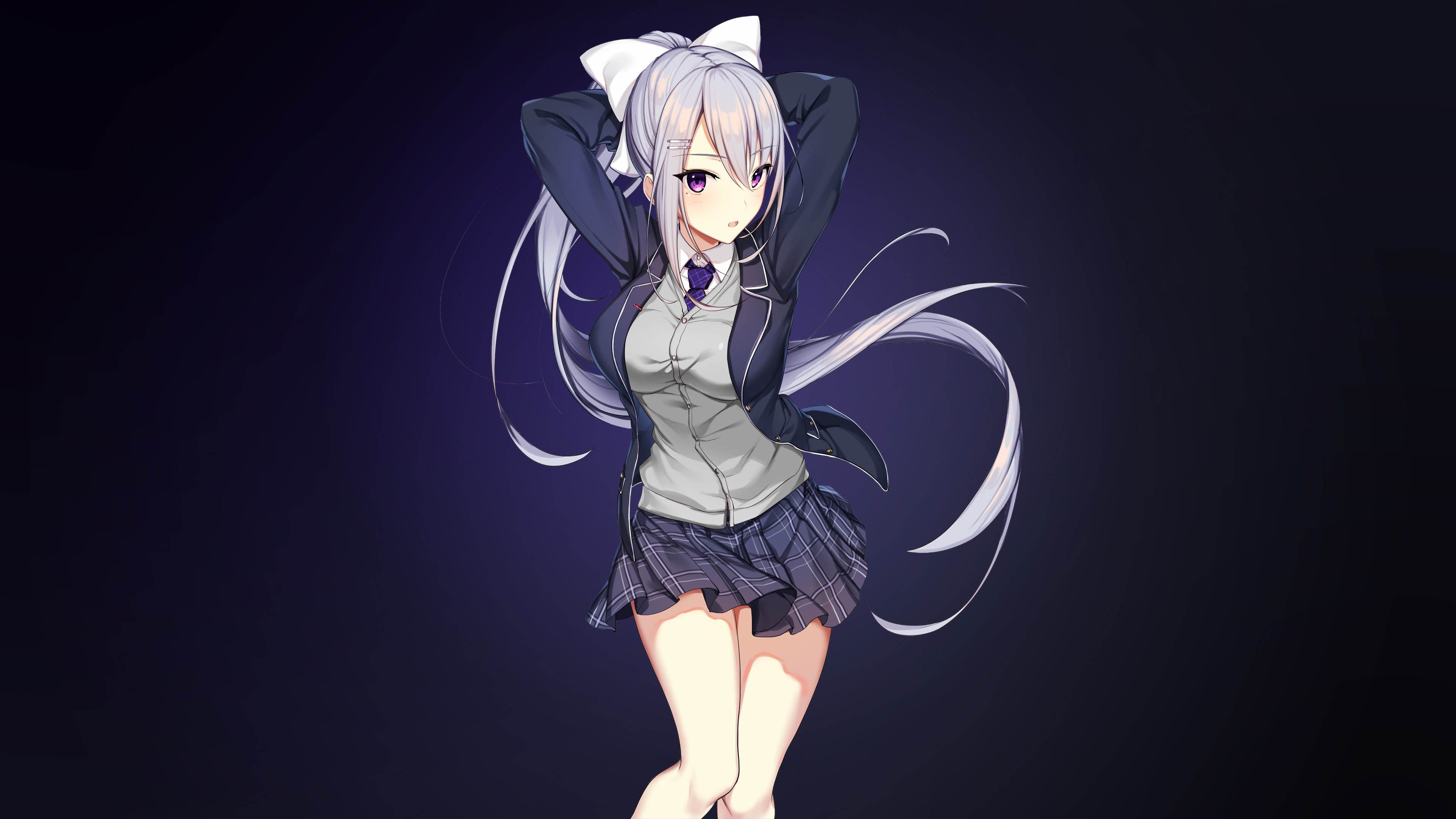 Higuchi Kaede in School Uniform HD Wallpaper
