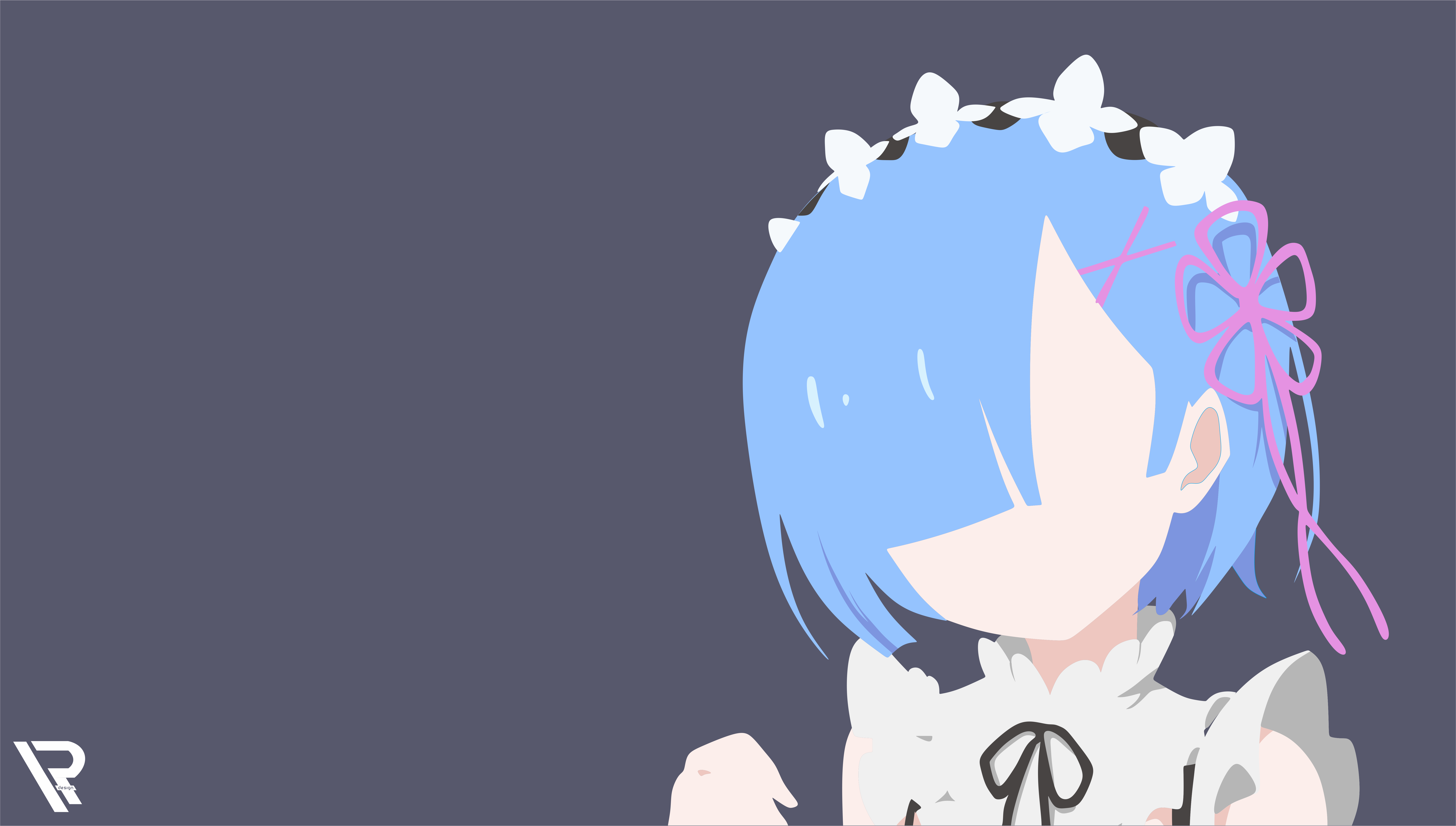 Rem from Re:ZERO -Starting Life in Another World- HD Wallpaper