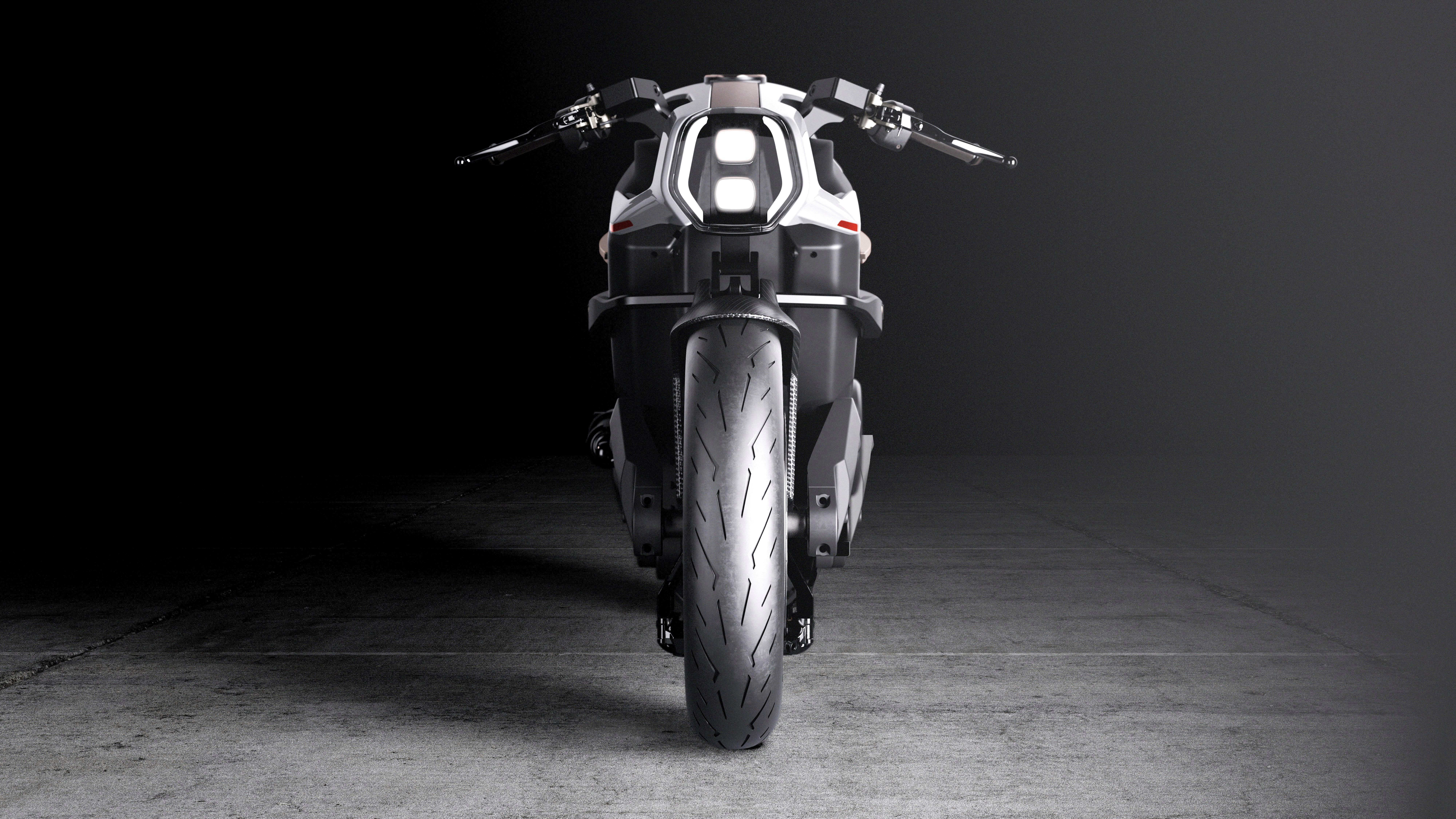 Arc Vector electric motorcycle front view HD Wallpaper