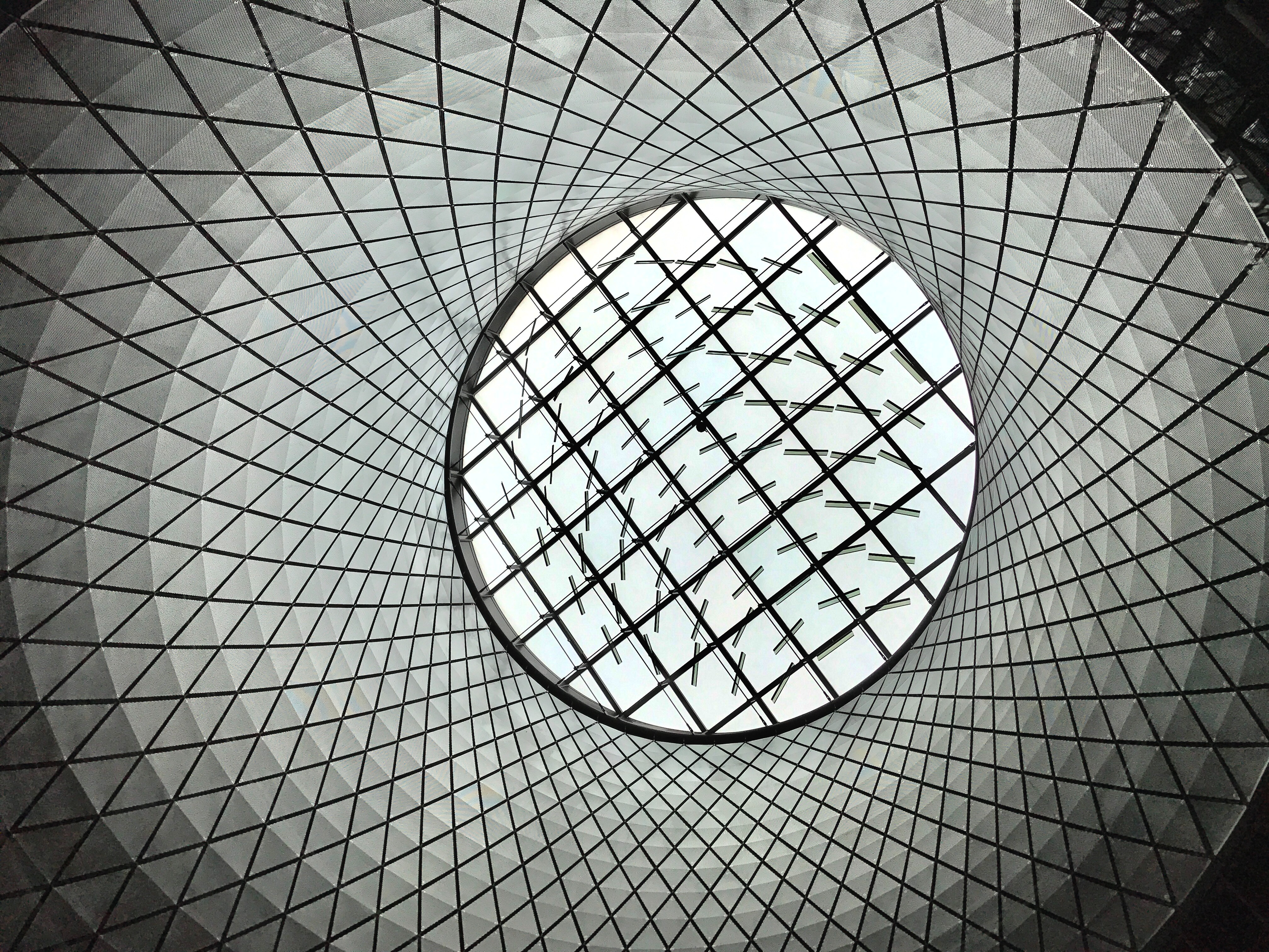 Geometric Skylight Architecture in New York City HD Wallpaper