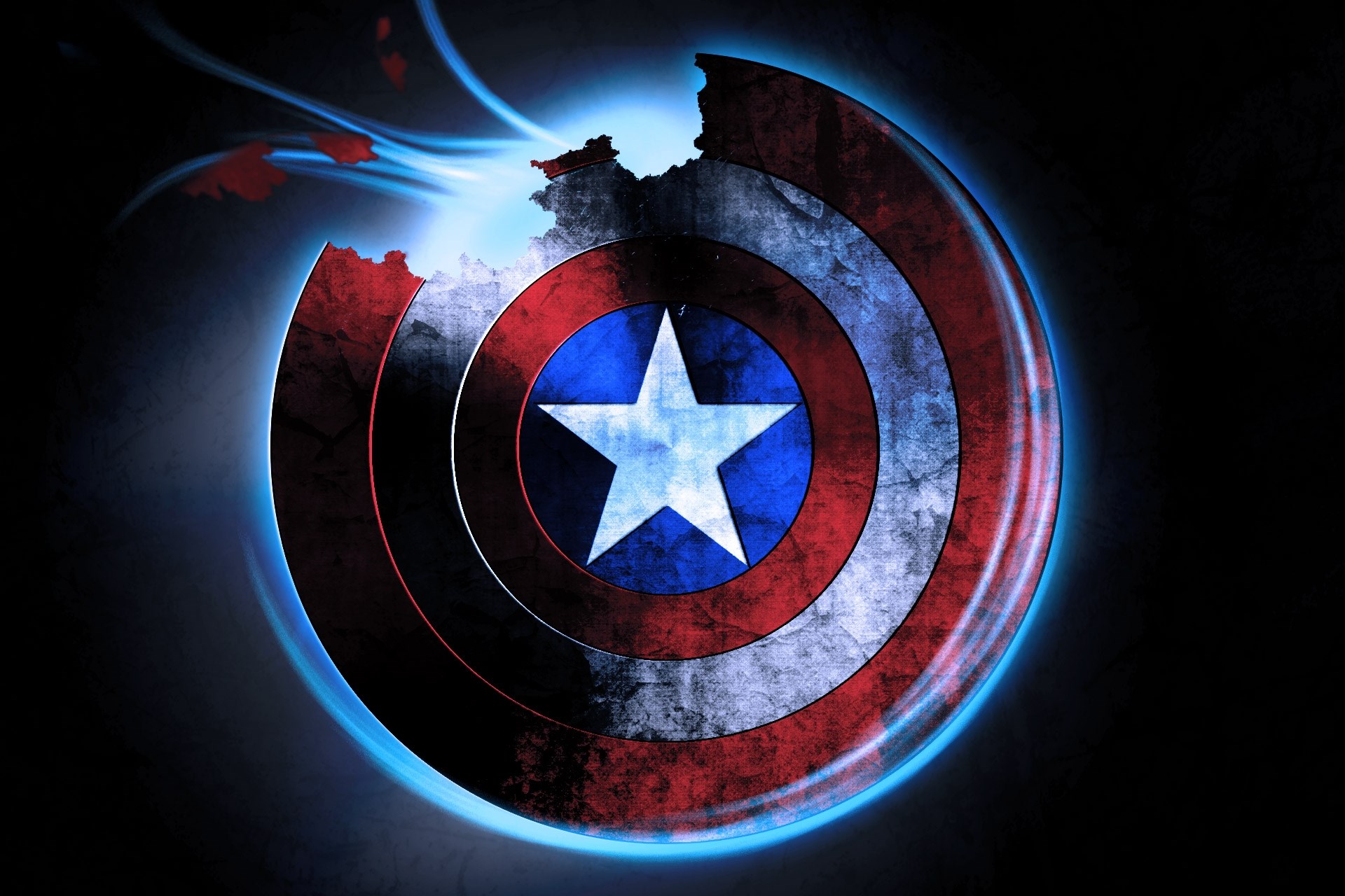 Captain America's Shield HD Wallpaper