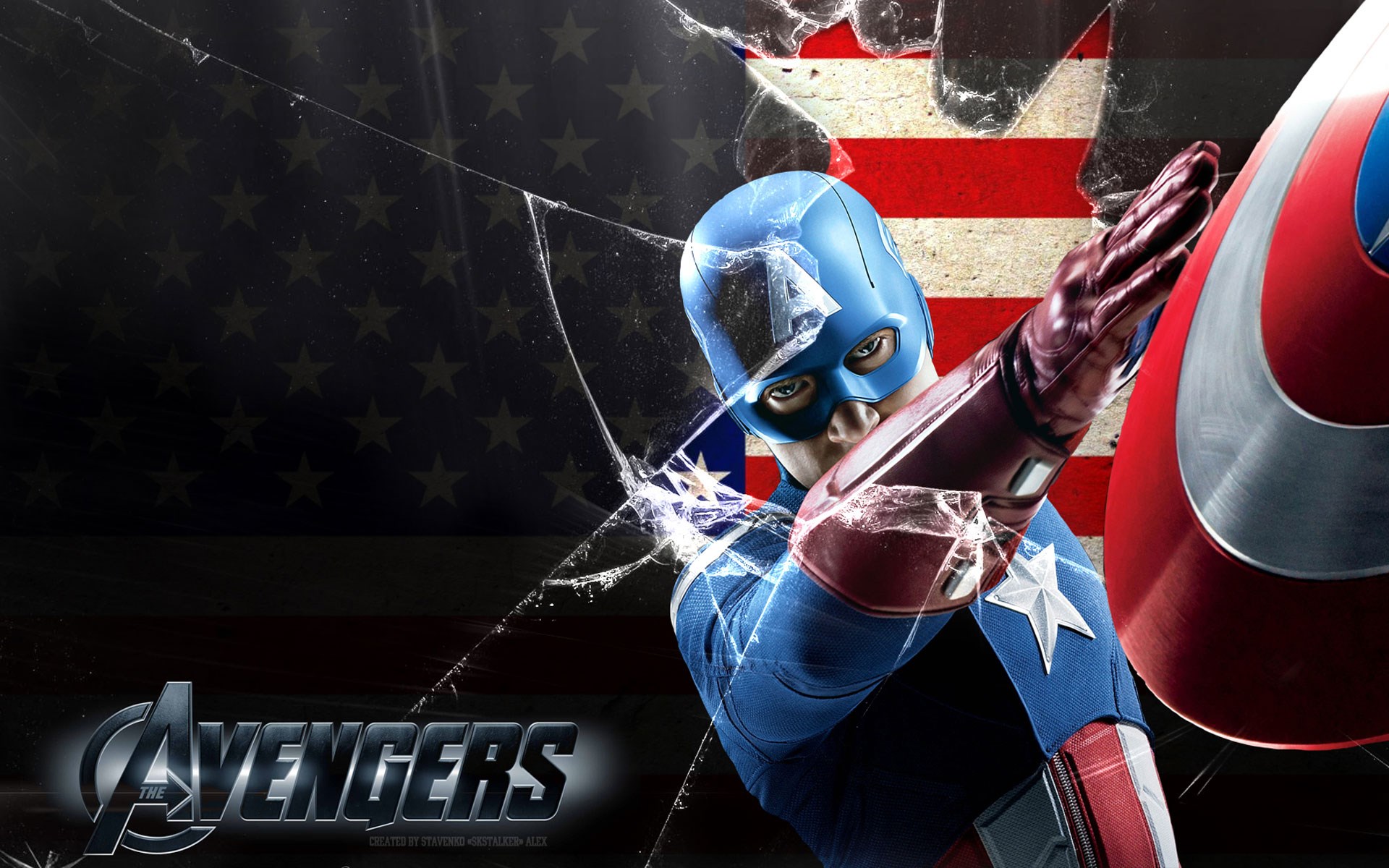 Captain America from The Avengers HD Wallpaper