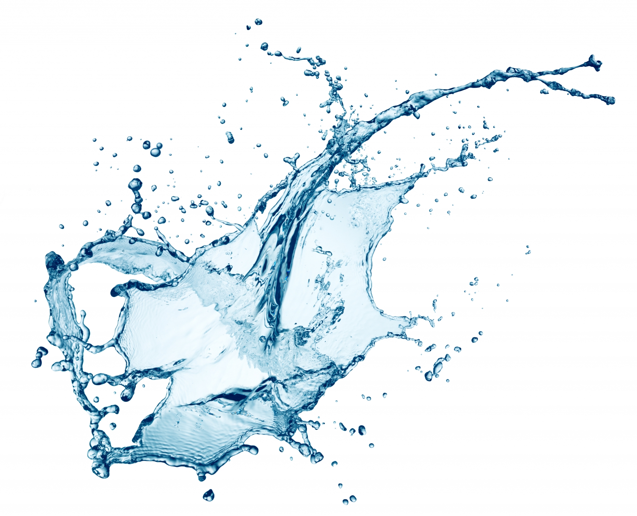 Water splash with droplets HD Wallpaper