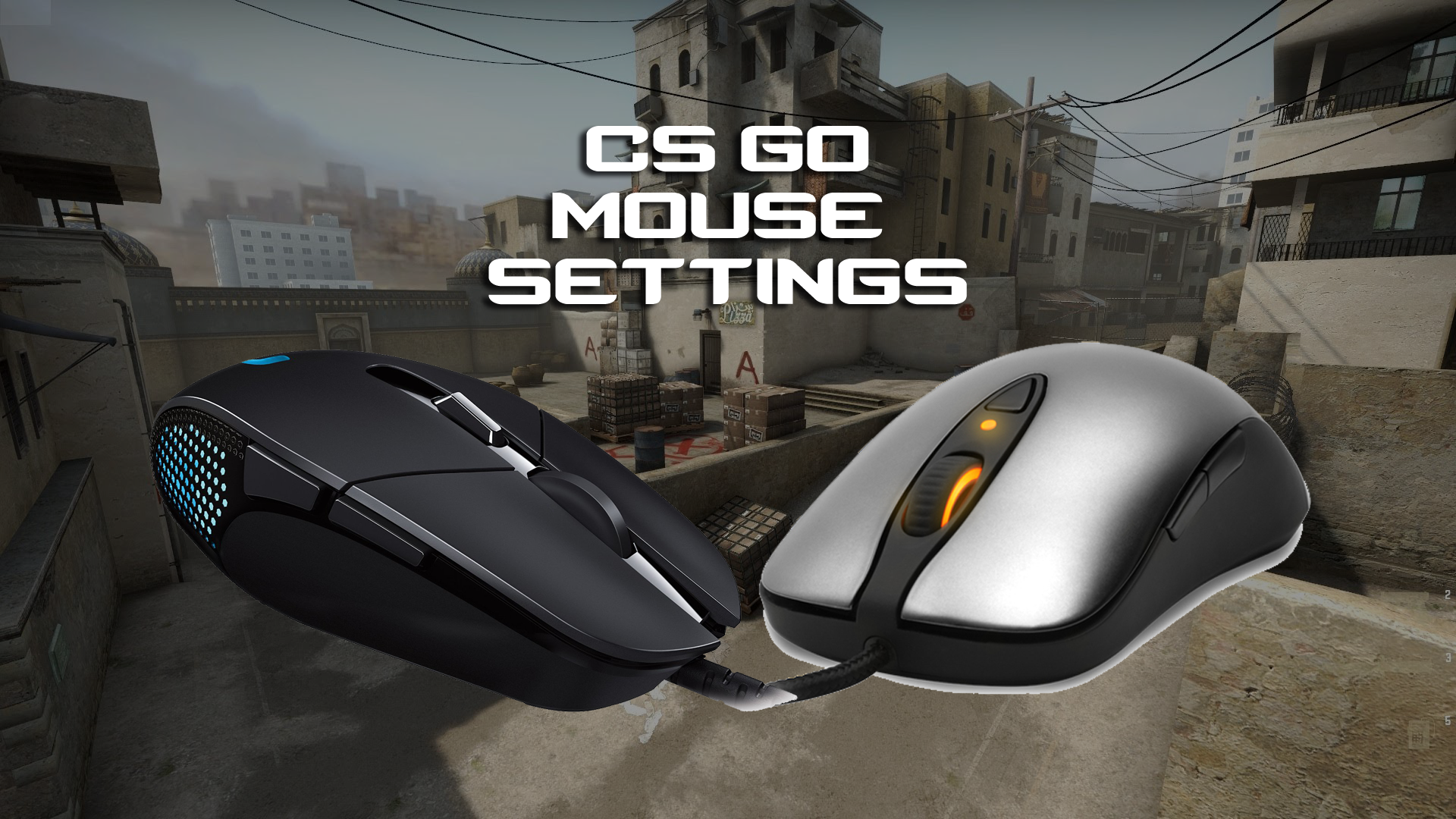 CS GO Mouse Settings with two gaming mice HD Wallpaper