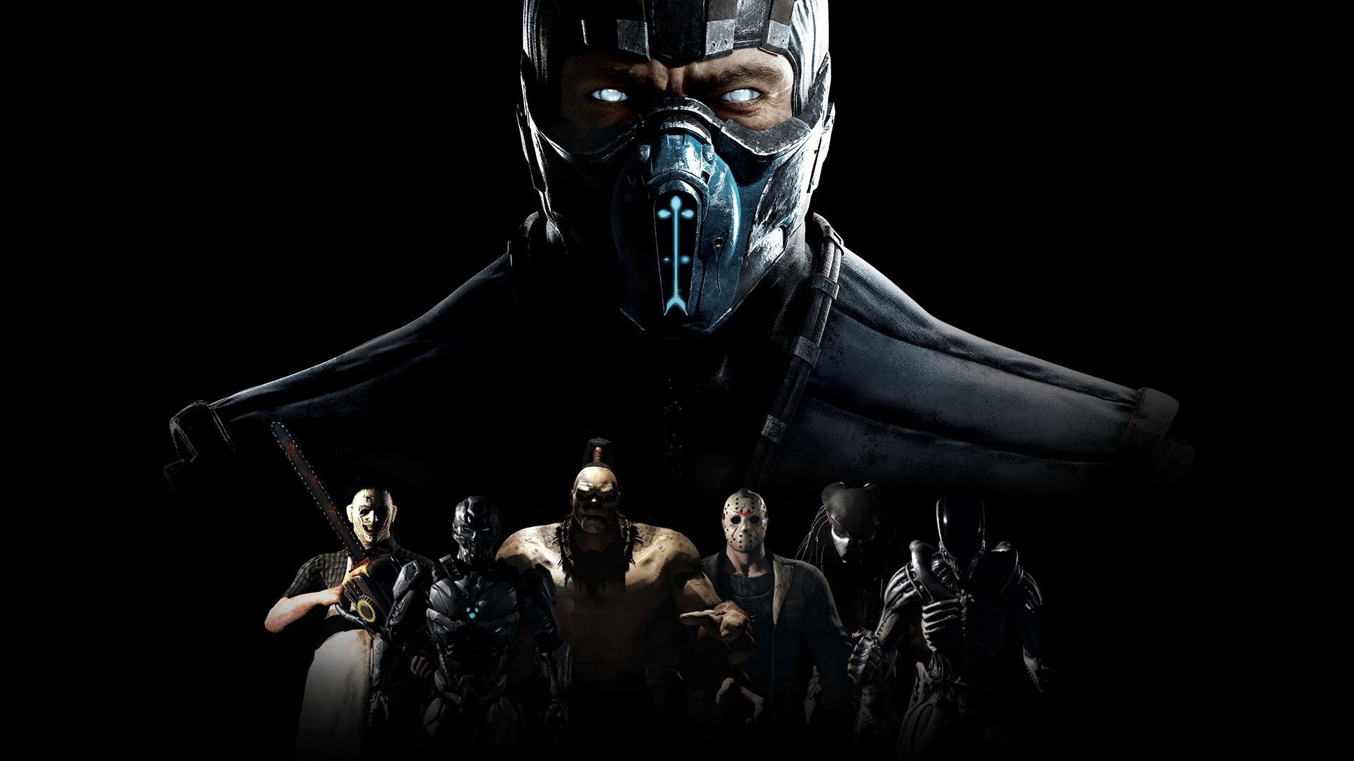 Sub-Zero and horror characters from Mortal Kombat HD Wallpaper