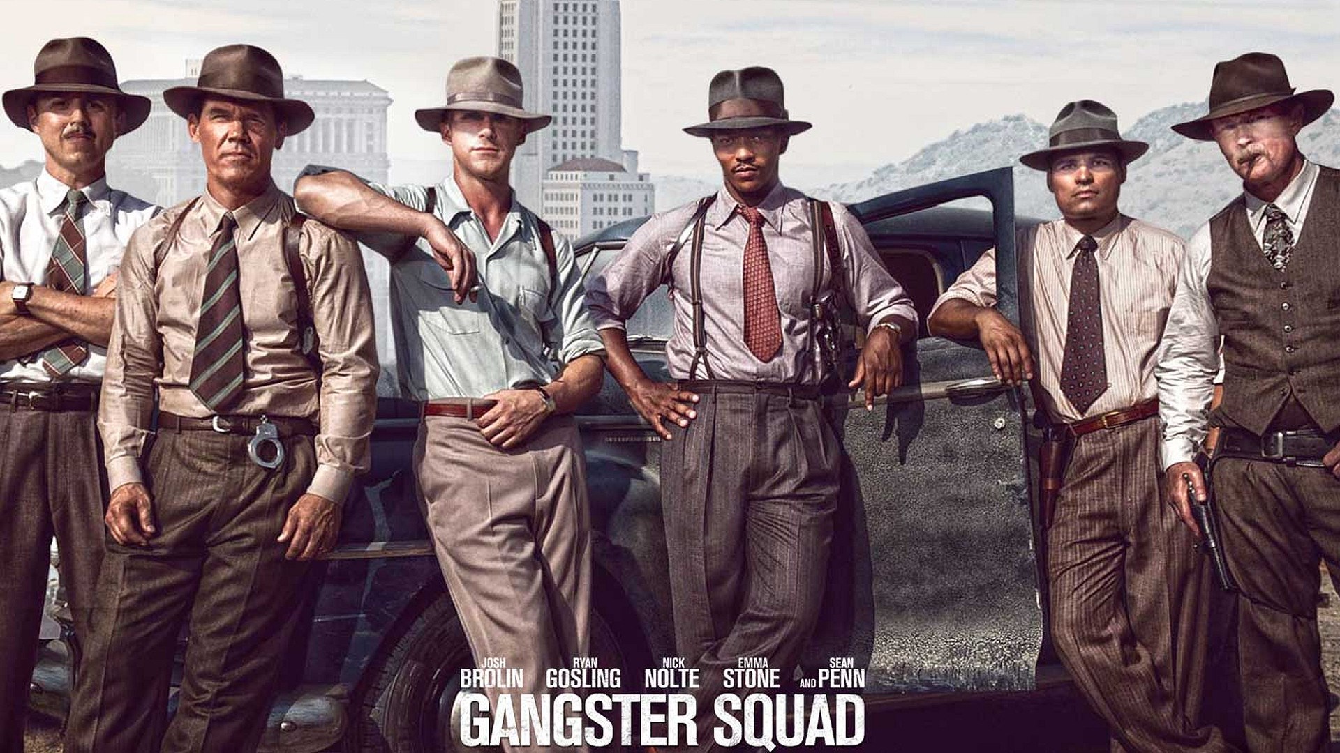 Gangster Squad movie poster with cast HD Wallpaper
