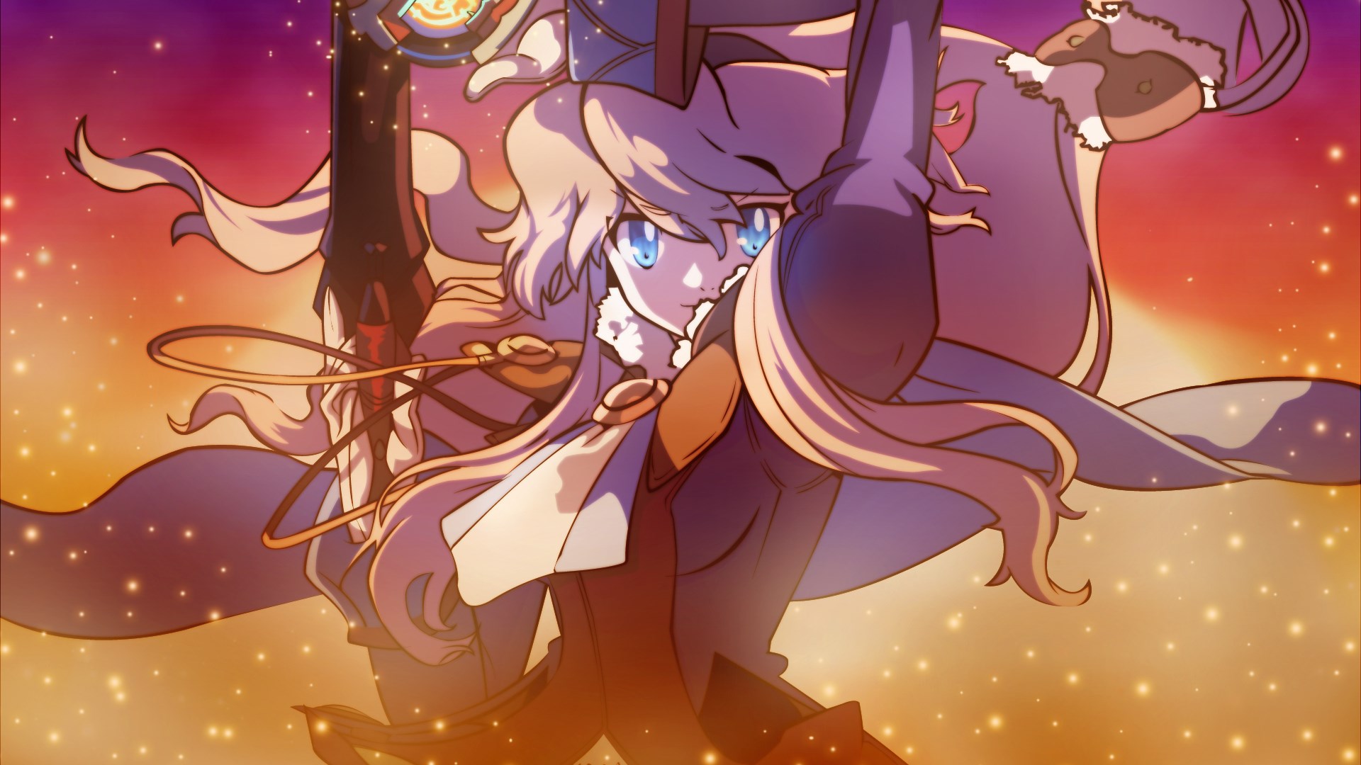 Girl with staff in Wild Arms XF HD Wallpaper