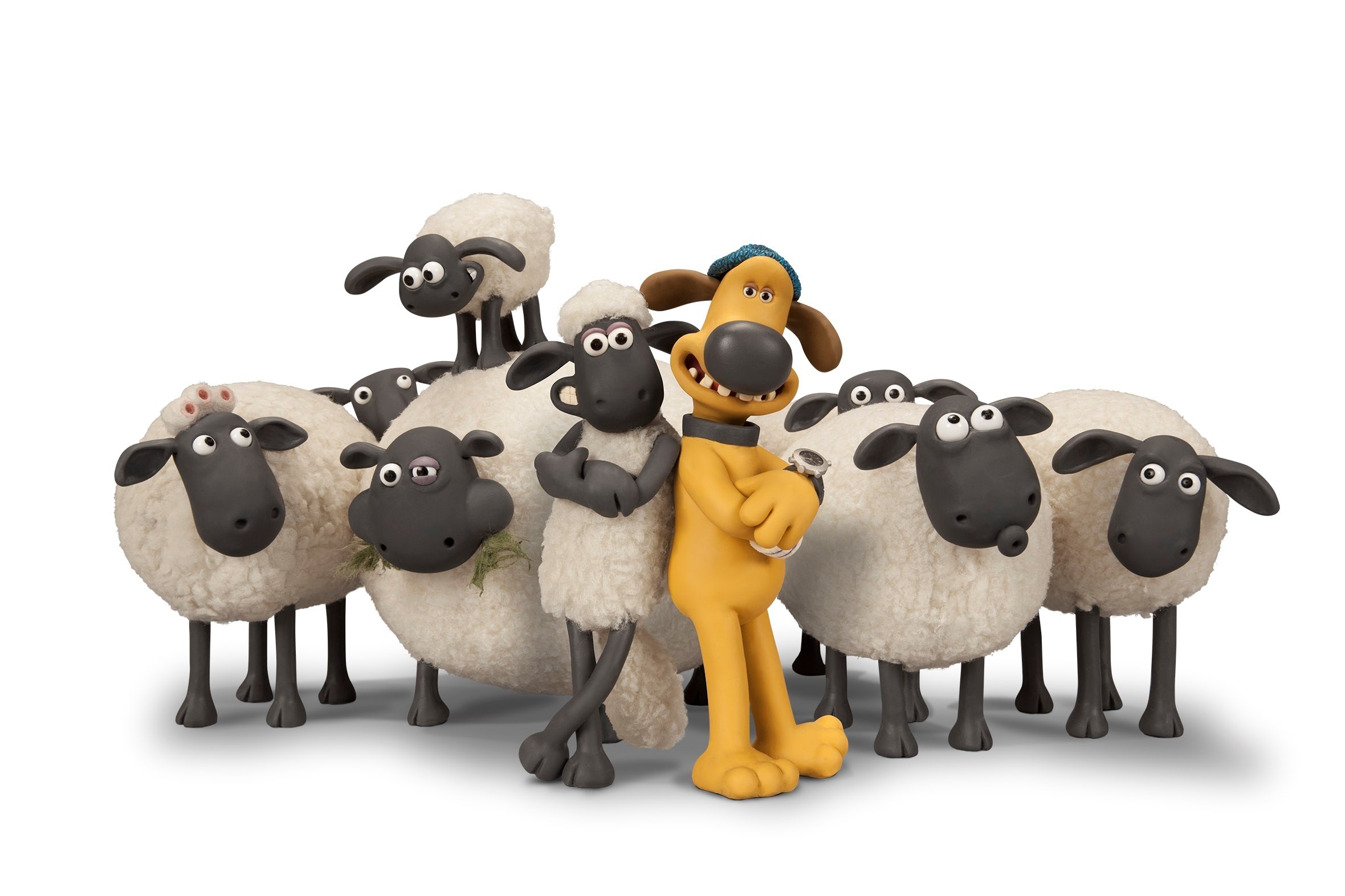 Shaun the Sheep Movie characters HD Wallpaper