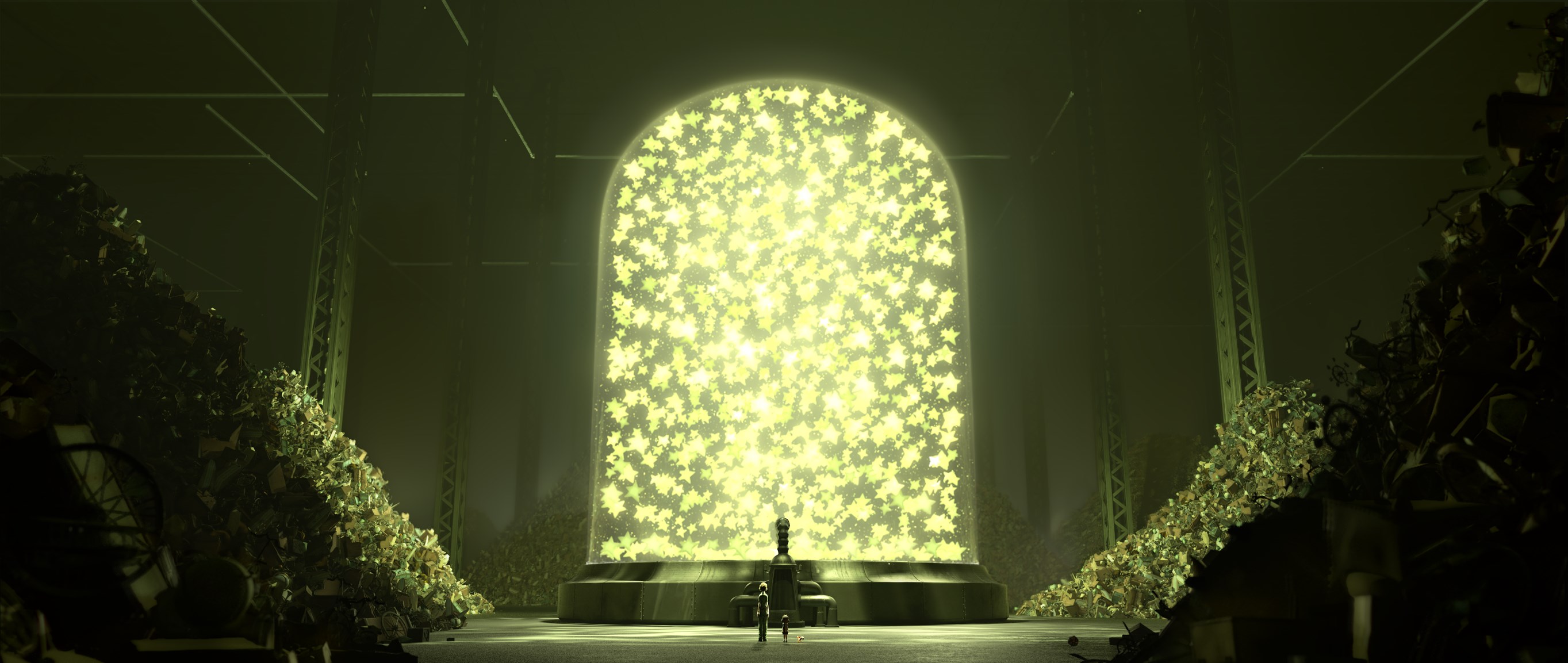The Little Prince's stars in a dome HD Wallpaper
