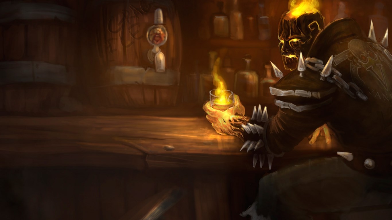 Brand from League of Legends HD Wallpaper