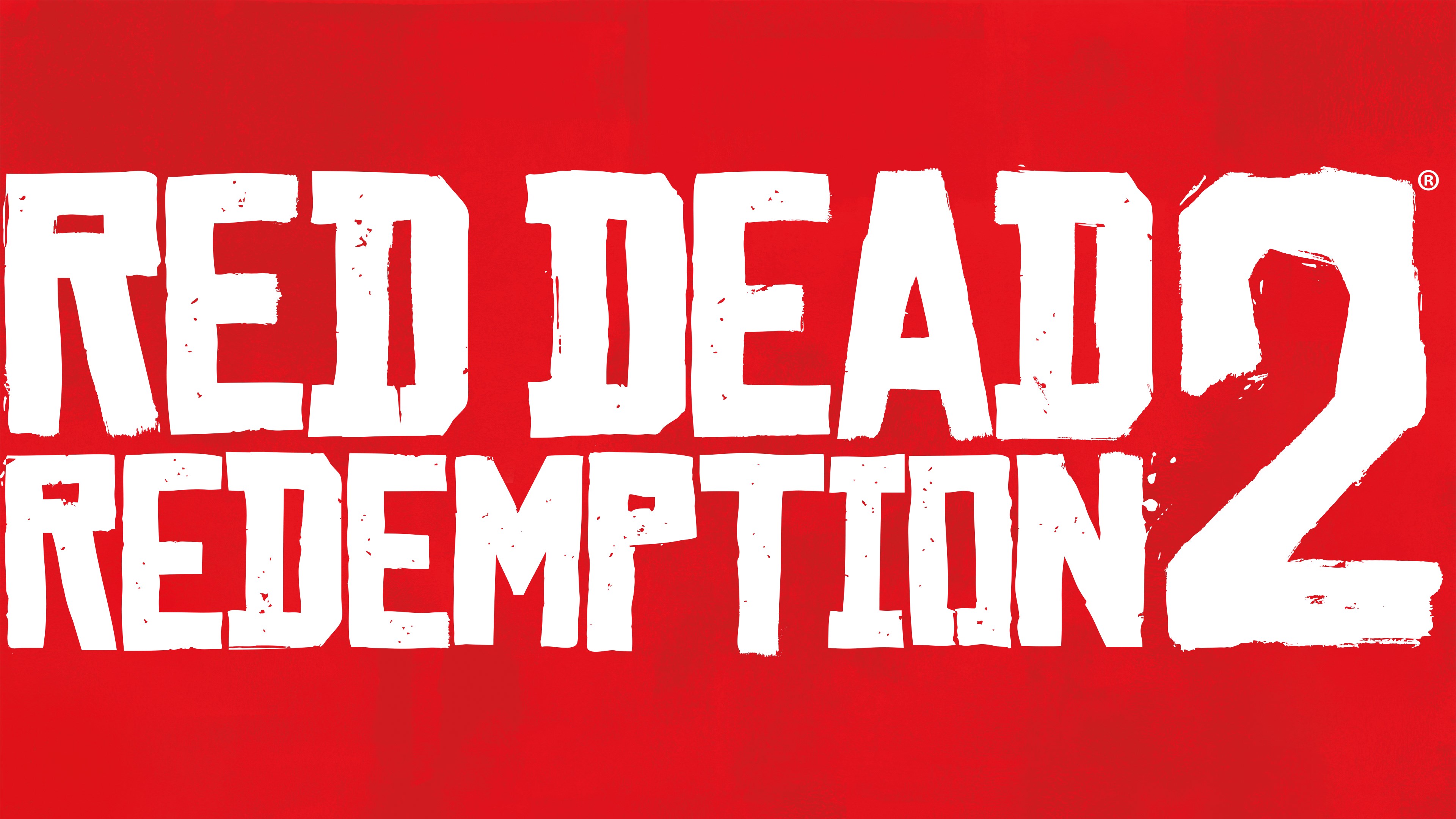 Red Dead Redemption 2 logo HD Wallpaper