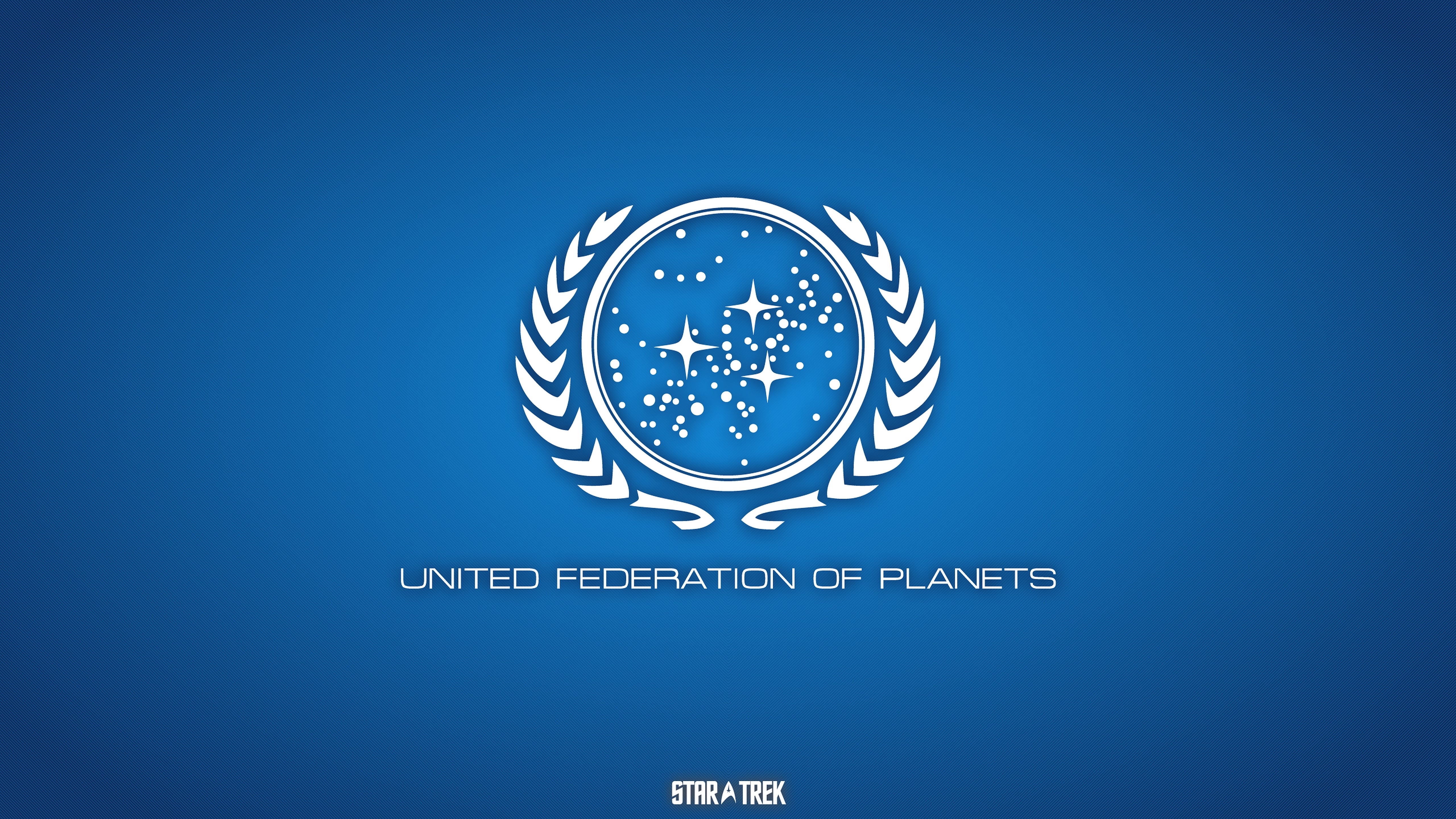 United Federation of Planets logo from Star Trek HD Wallpaper