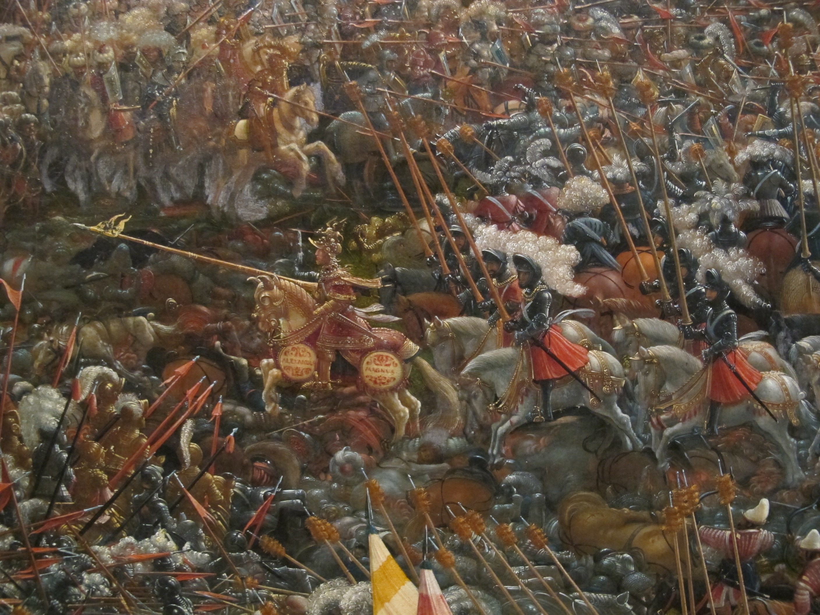 Battle of Issus painting HD Wallpaper
