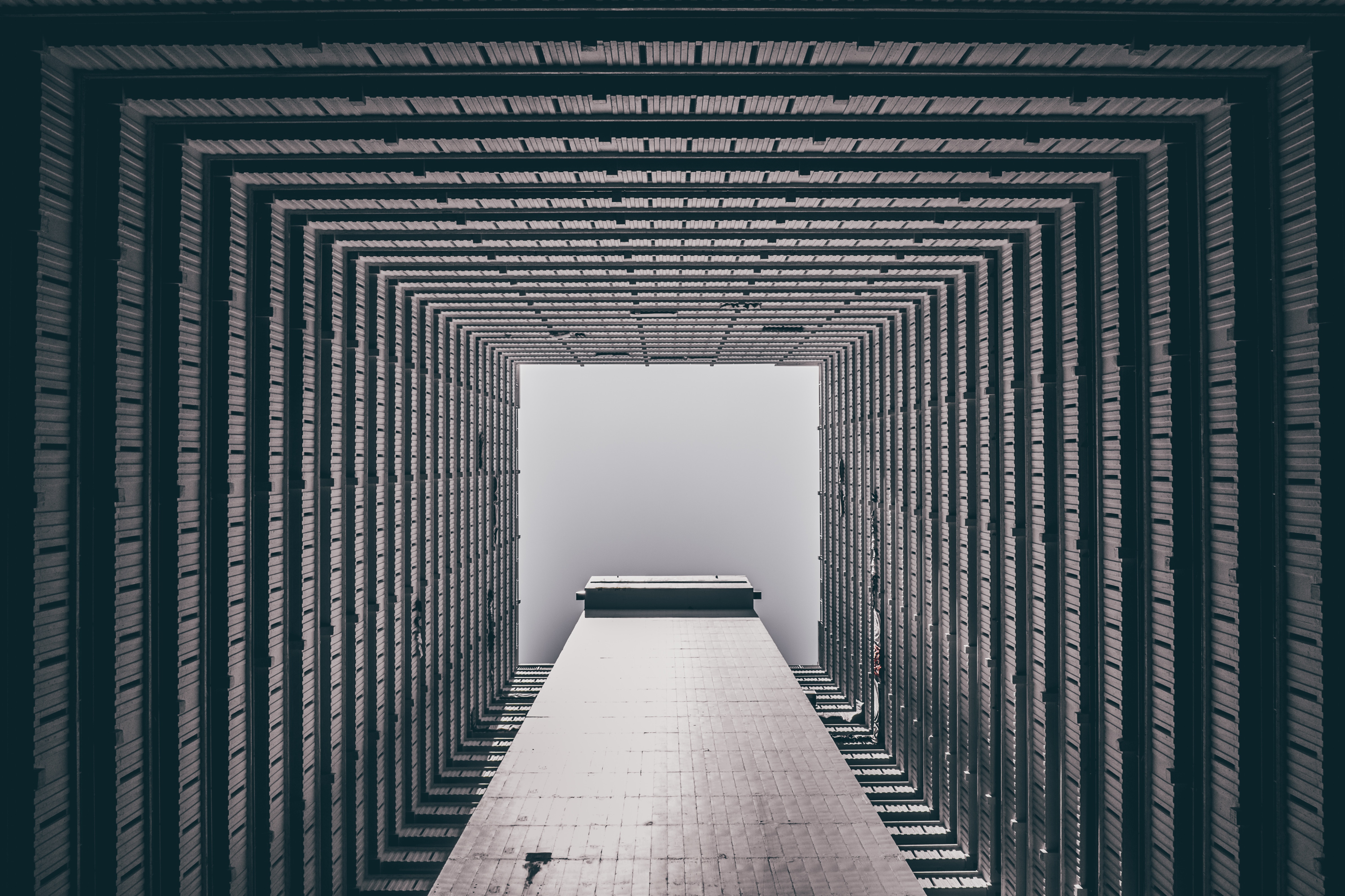Looking up at a building in Singapore HD Wallpaper