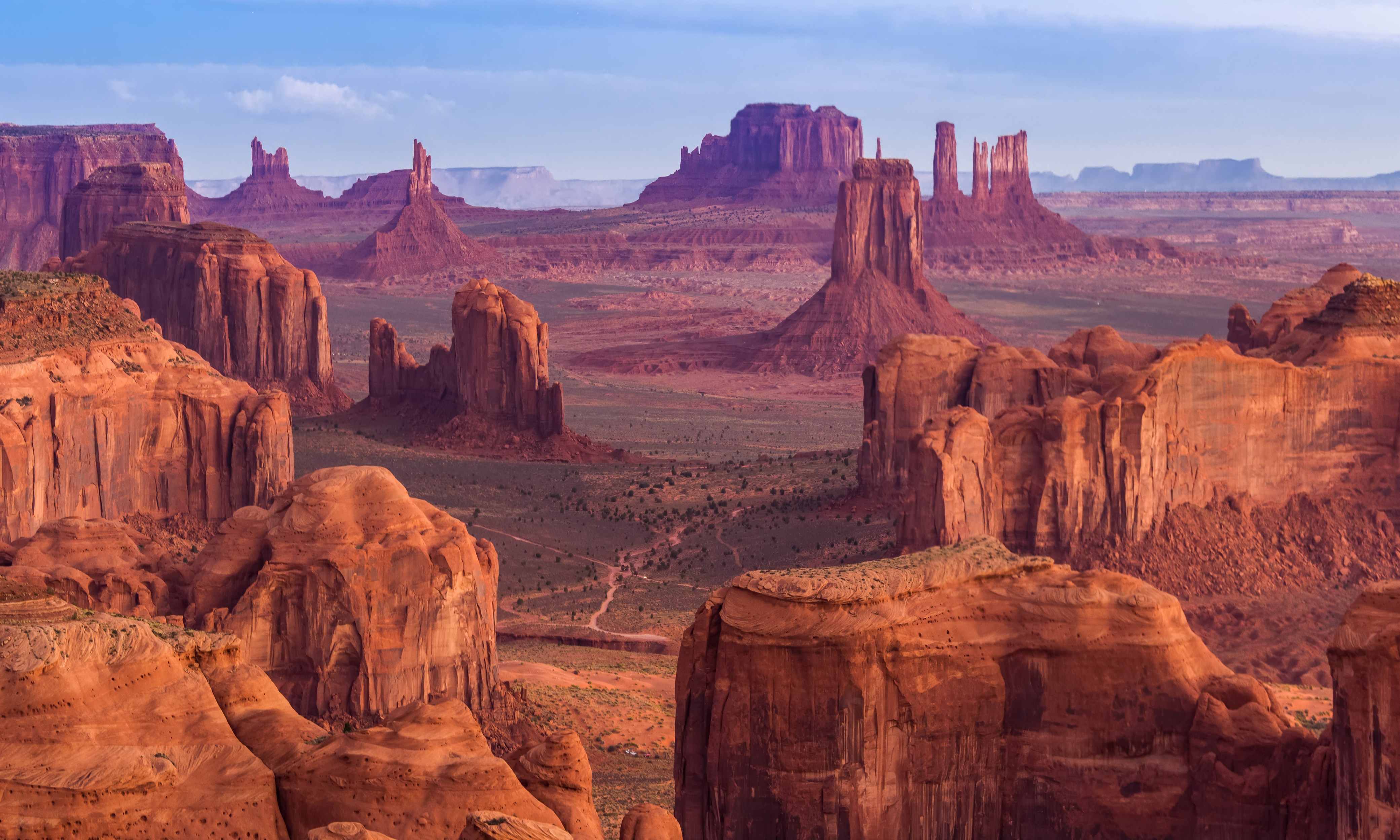Monument Valley landscape HD Wallpaper