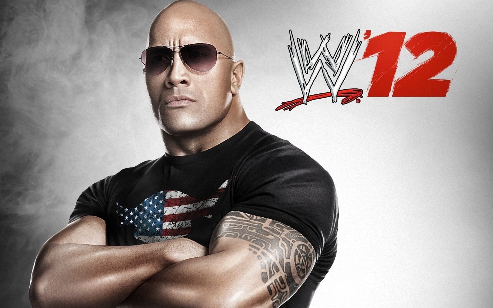 The Rock from WWE '12 HD Wallpaper