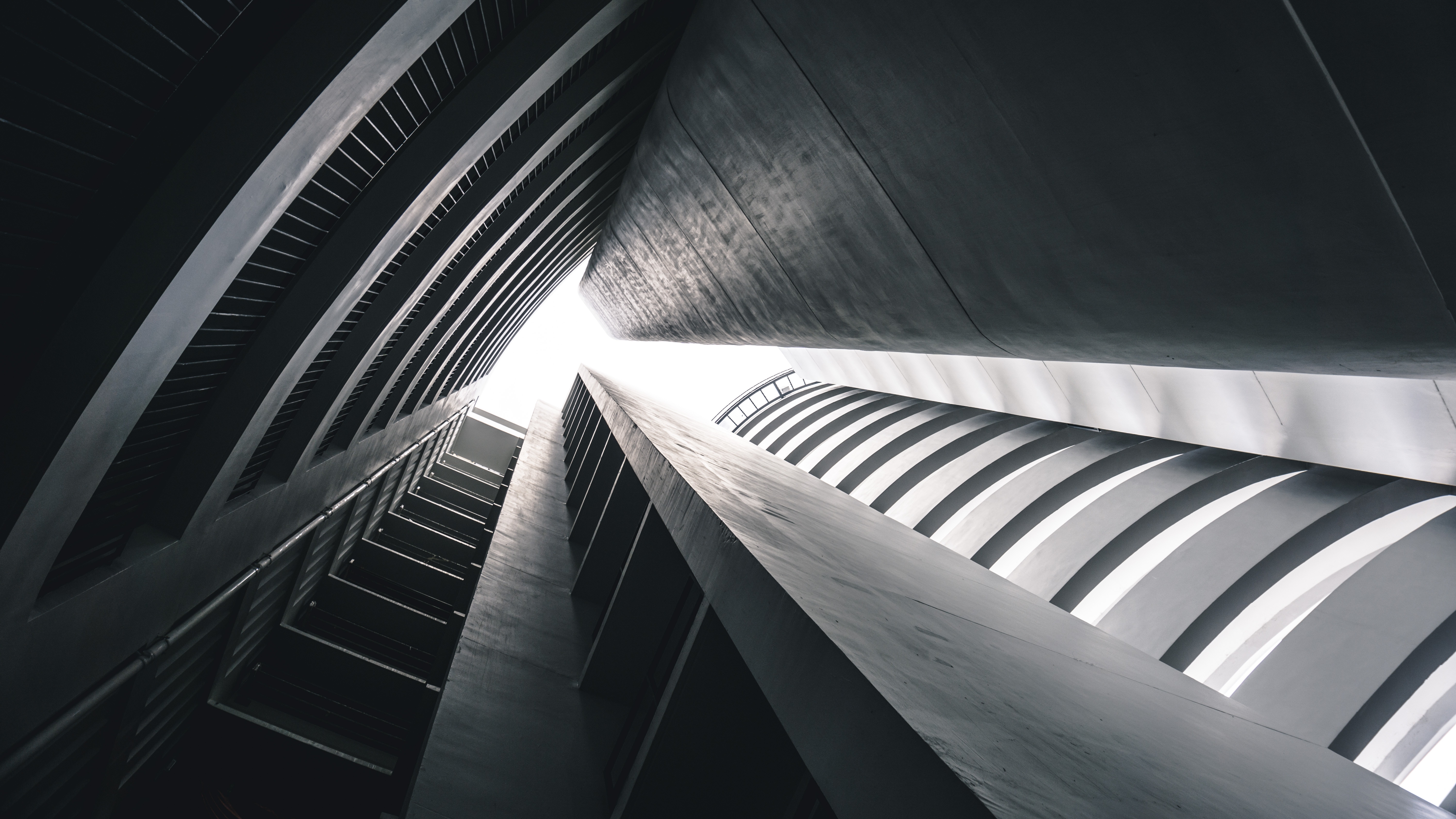 Singapore concrete residential building architecture HD Wallpaper