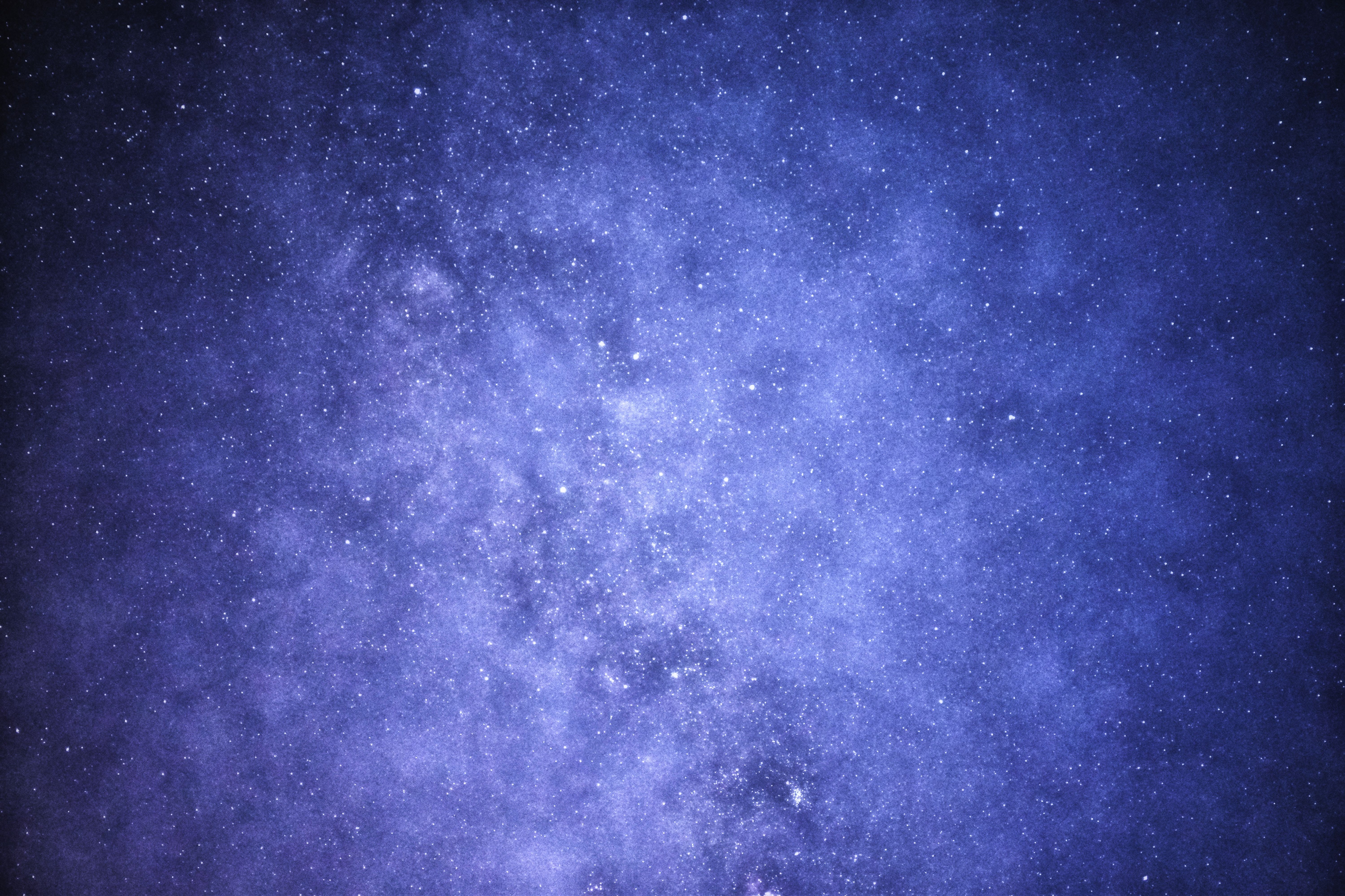 Vast Purple and Blue Galaxy Filled with Stars HD Wallpaper