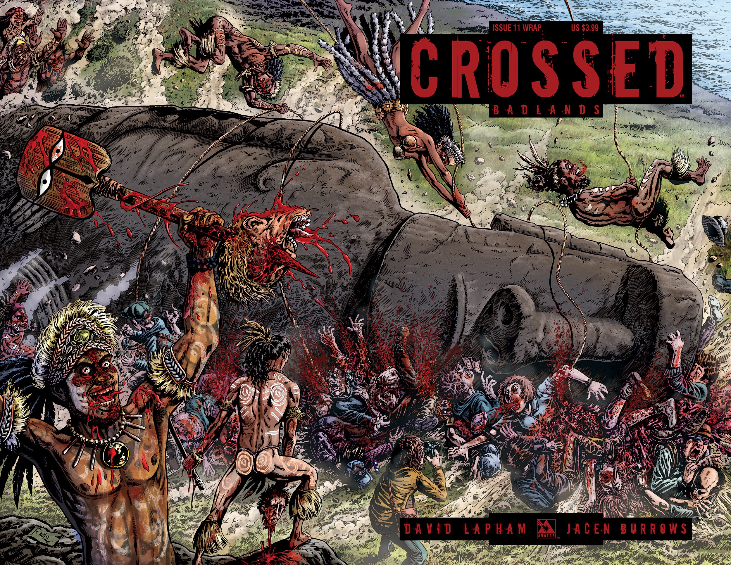 Crossed Badlands Issue 11 Wrap David Lapham Jacen Burrows HD Wallpaper