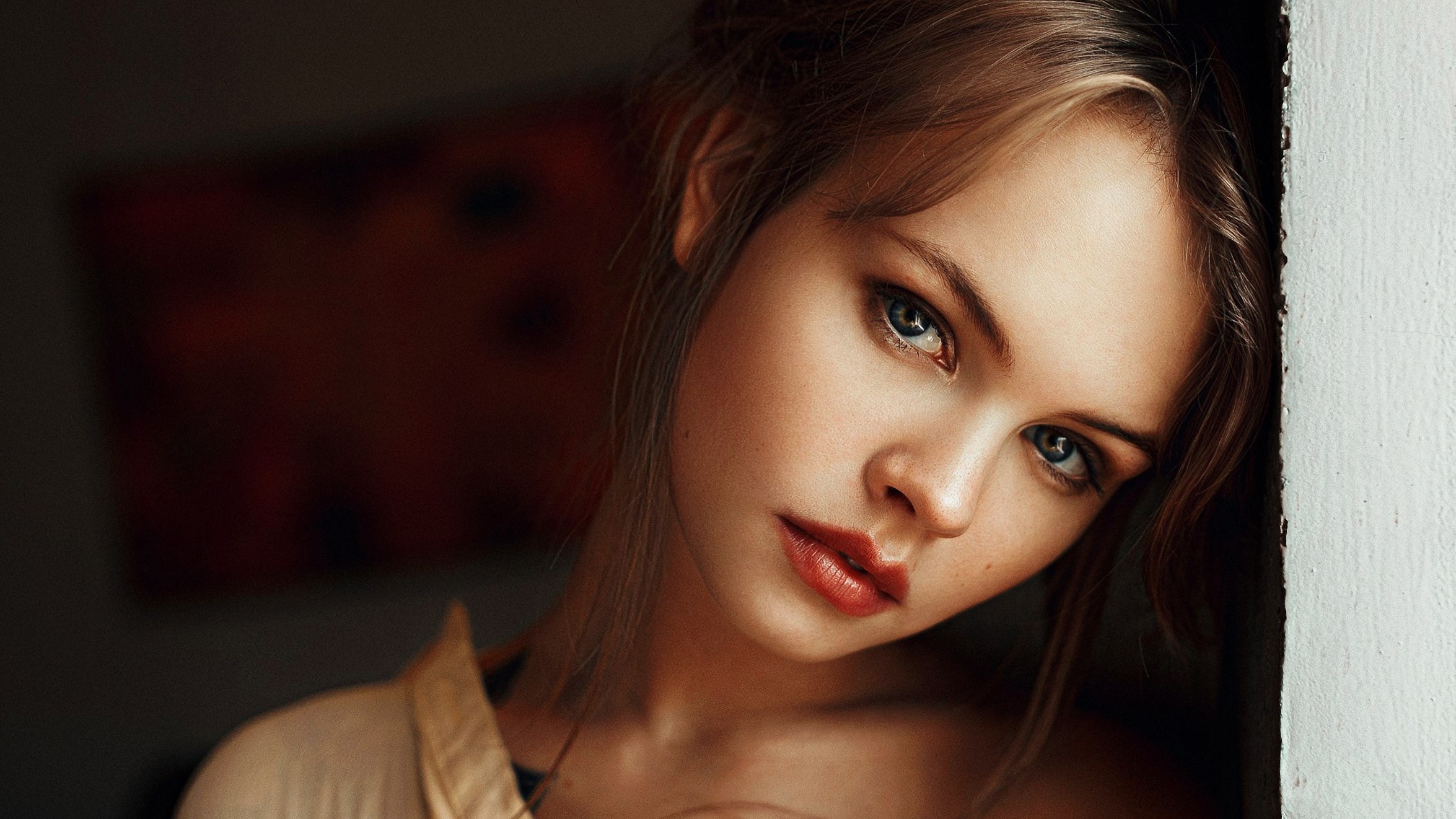Anastasia Shcheglova Portrait with Soft Lighting HD Wallpaper