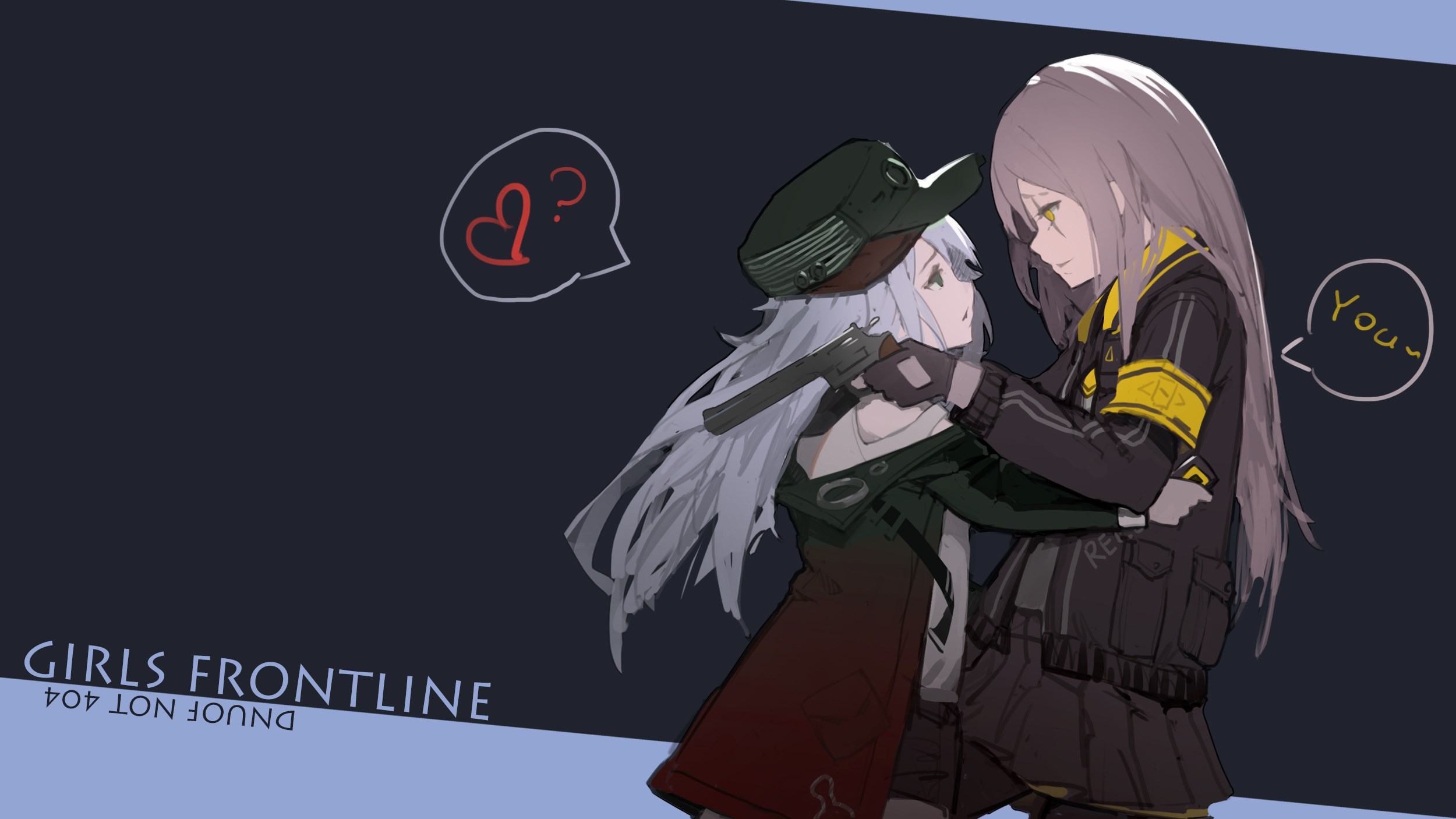 UMP45 and UMP9 from Girls' Frontline HD Wallpaper