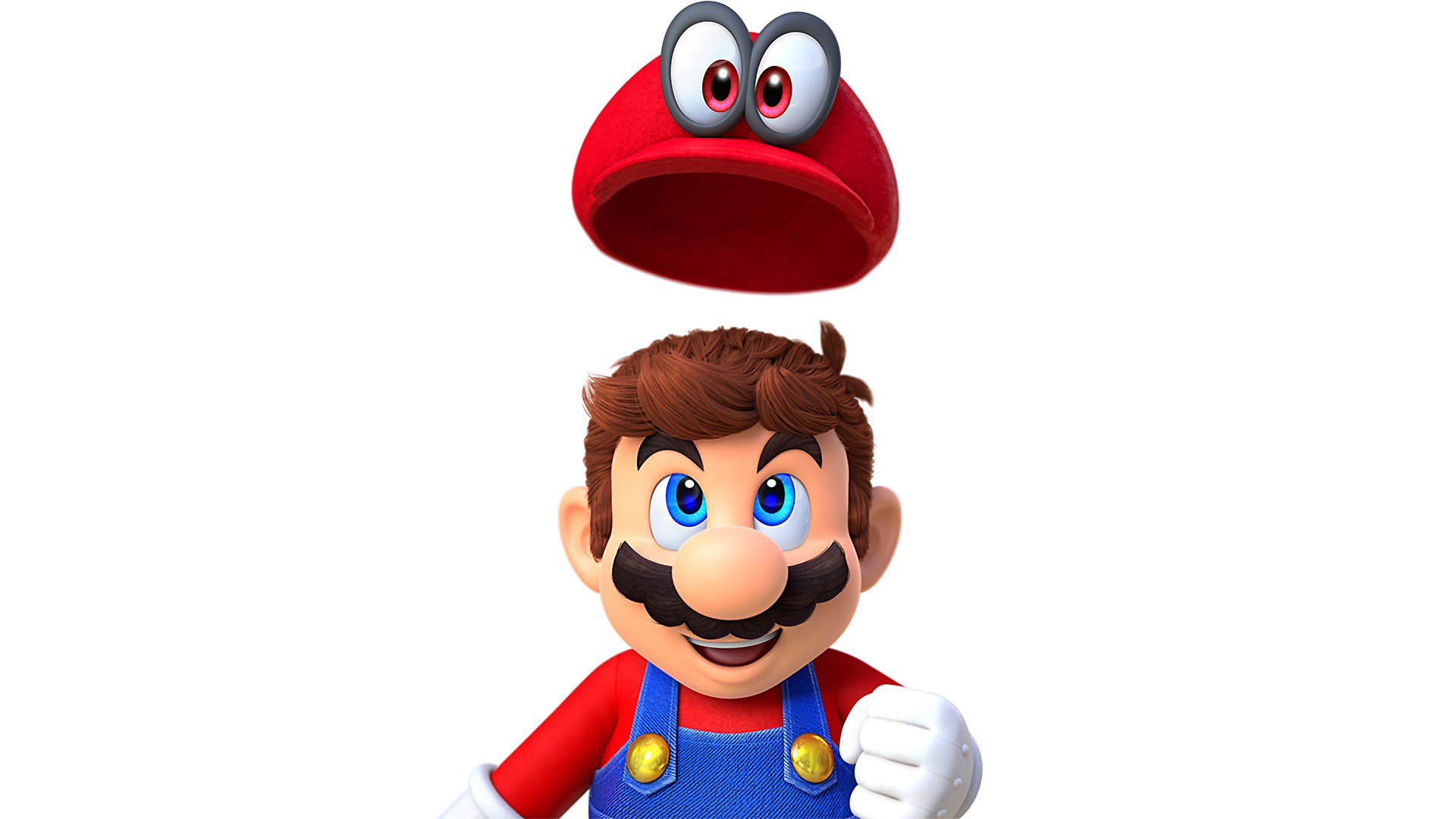 Mario and Cappy from Super Mario Odyssey HD Wallpaper