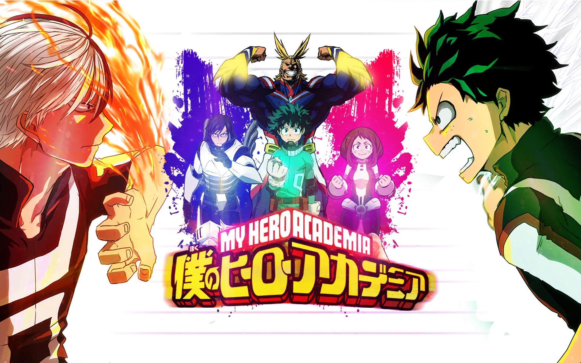 My Hero Academia characters with All Might HD Wallpaper