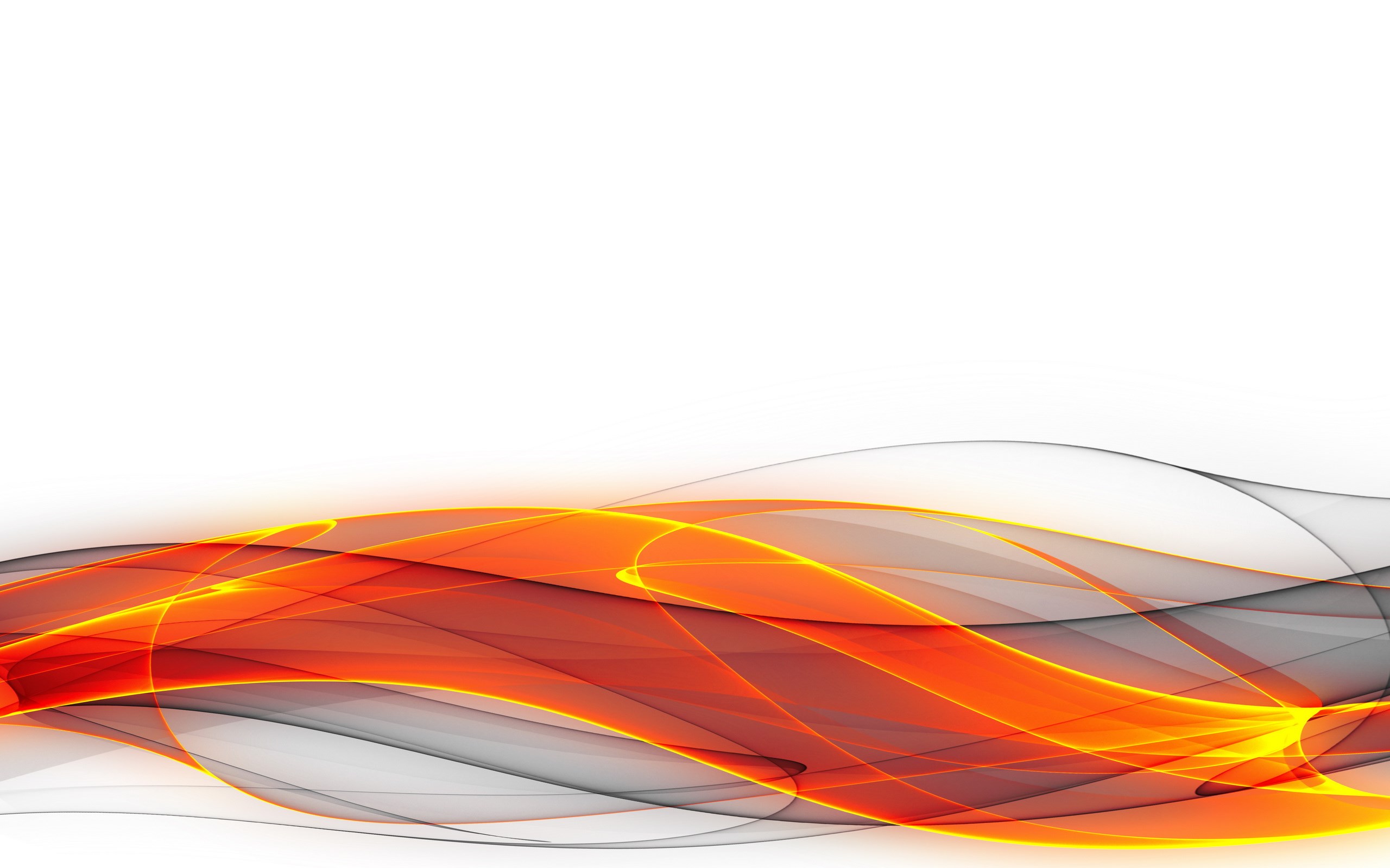 Vibrant Abstract Flames and Waves Vector HD Wallpaper