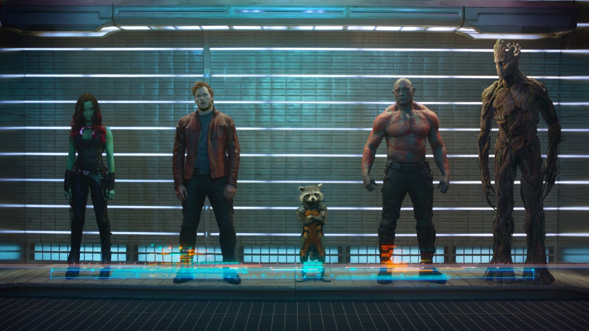 Guardians of the Galaxy characters lineup HD Wallpaper