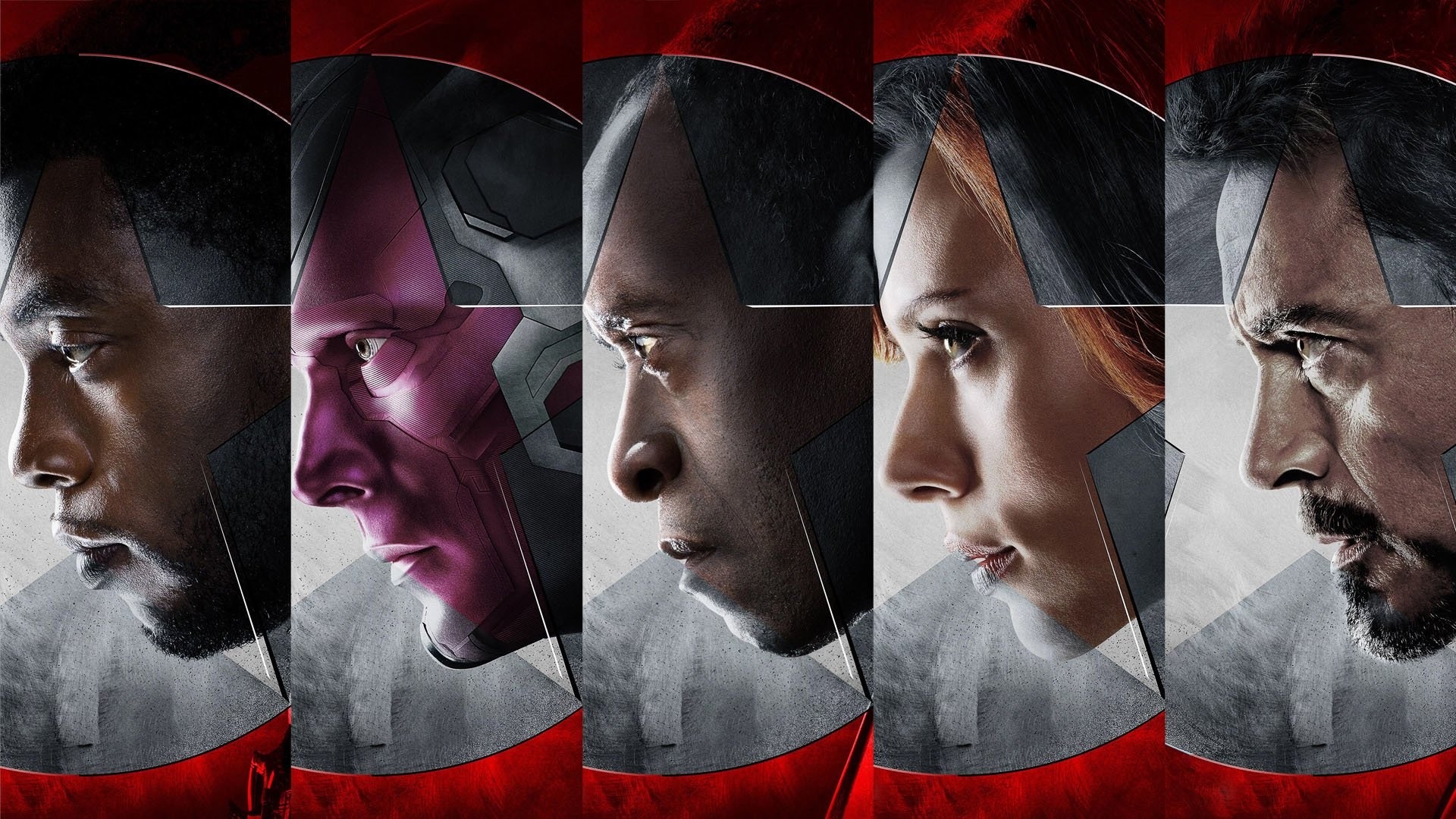 Marvel's Captain America: Civil War Characters Montage HD Wallpaper