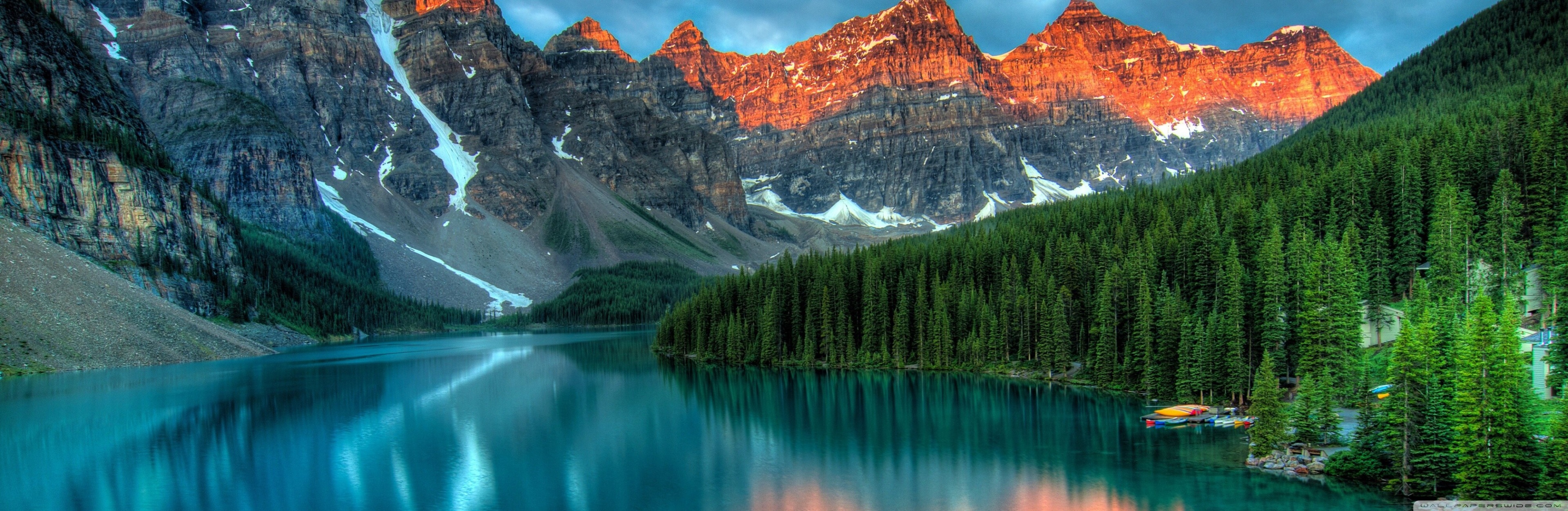 Moraine Lake 4K Desktop HD Wallpaper