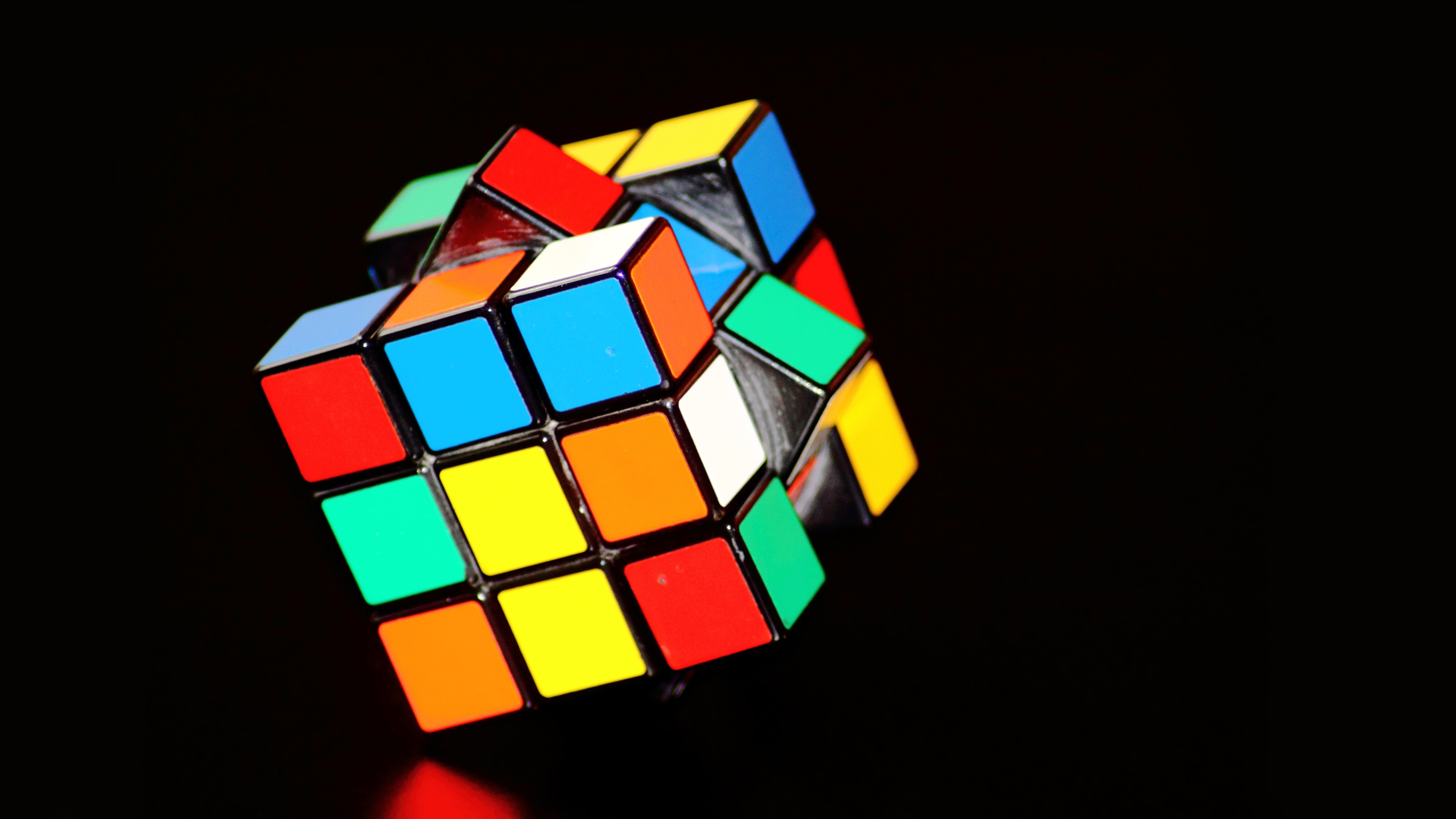 Rubik's Cube 4K HD Wallpaper