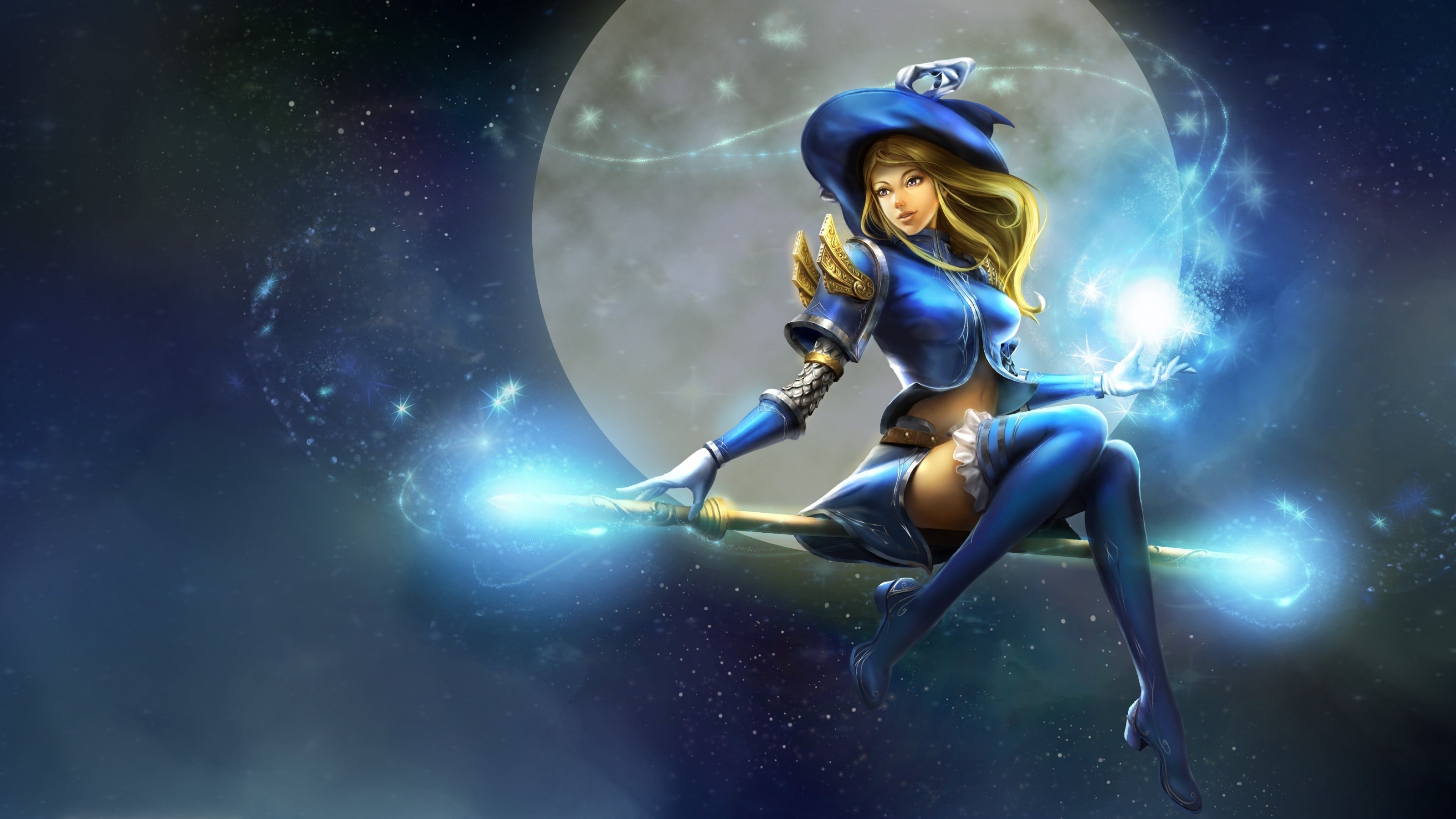 Lux from League of Legends 4K HD Wallpaper