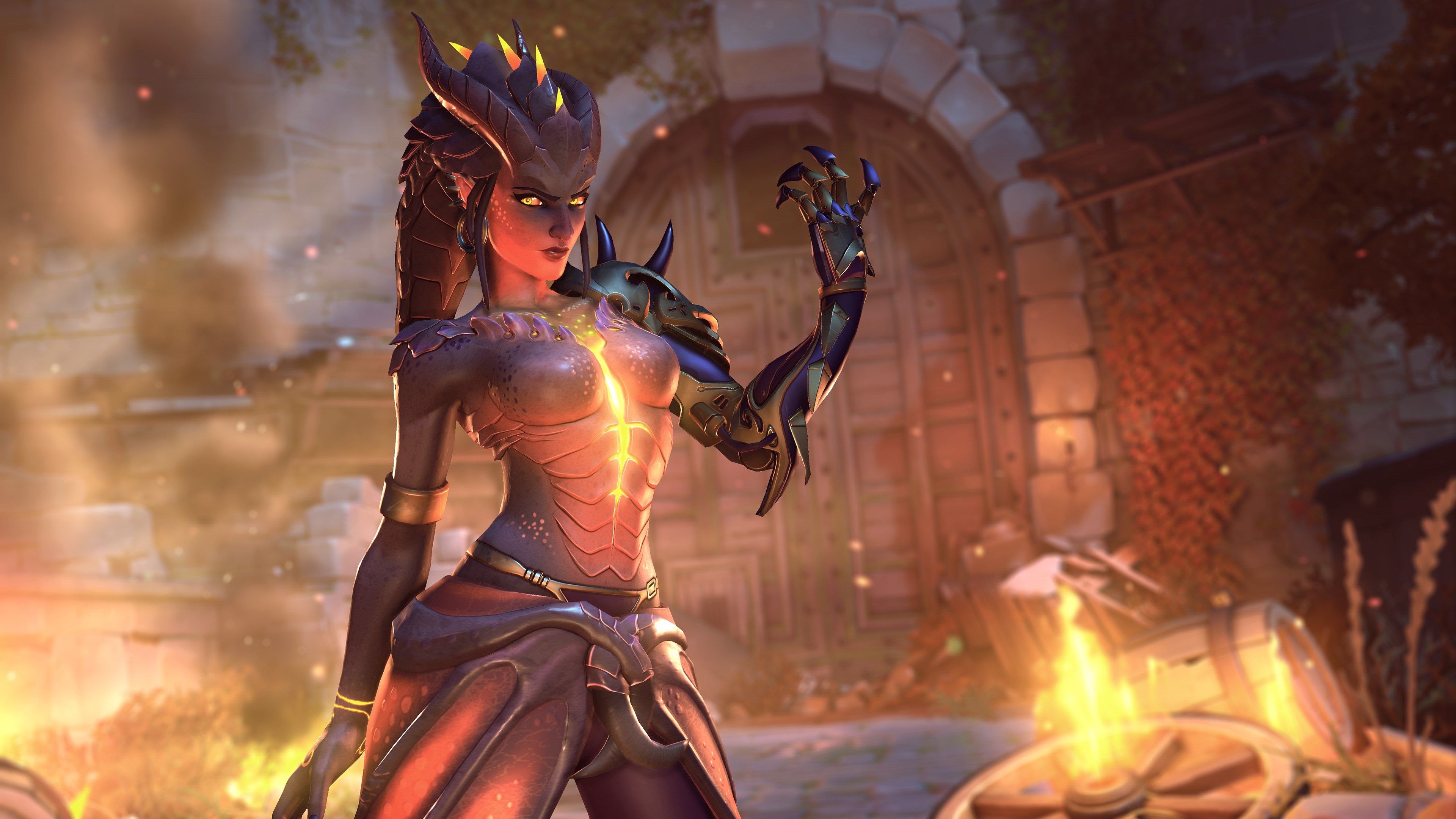 Mercy from Overwatch 4K HD Wallpaper