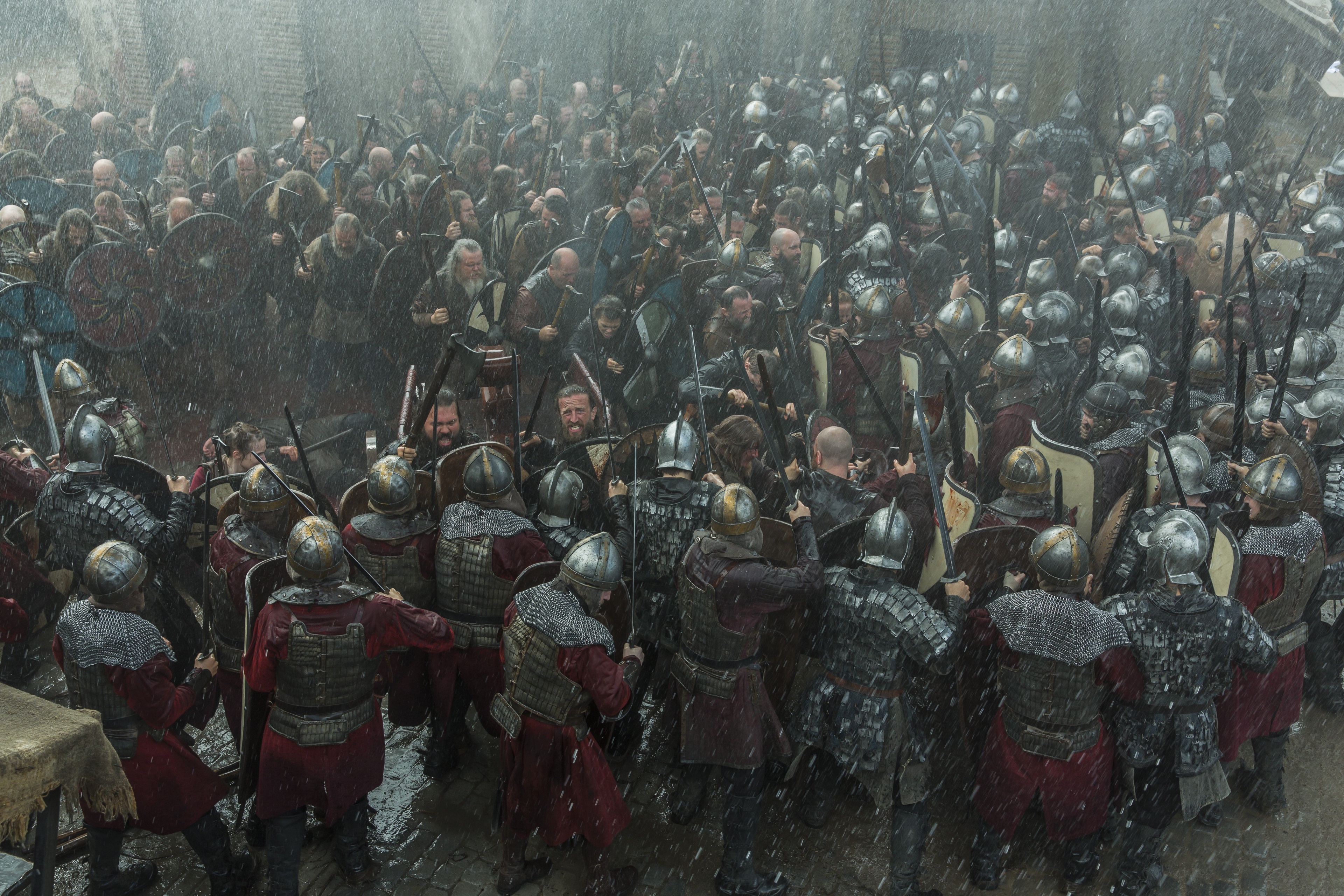 Vikings 4K wide HD Wallpaper