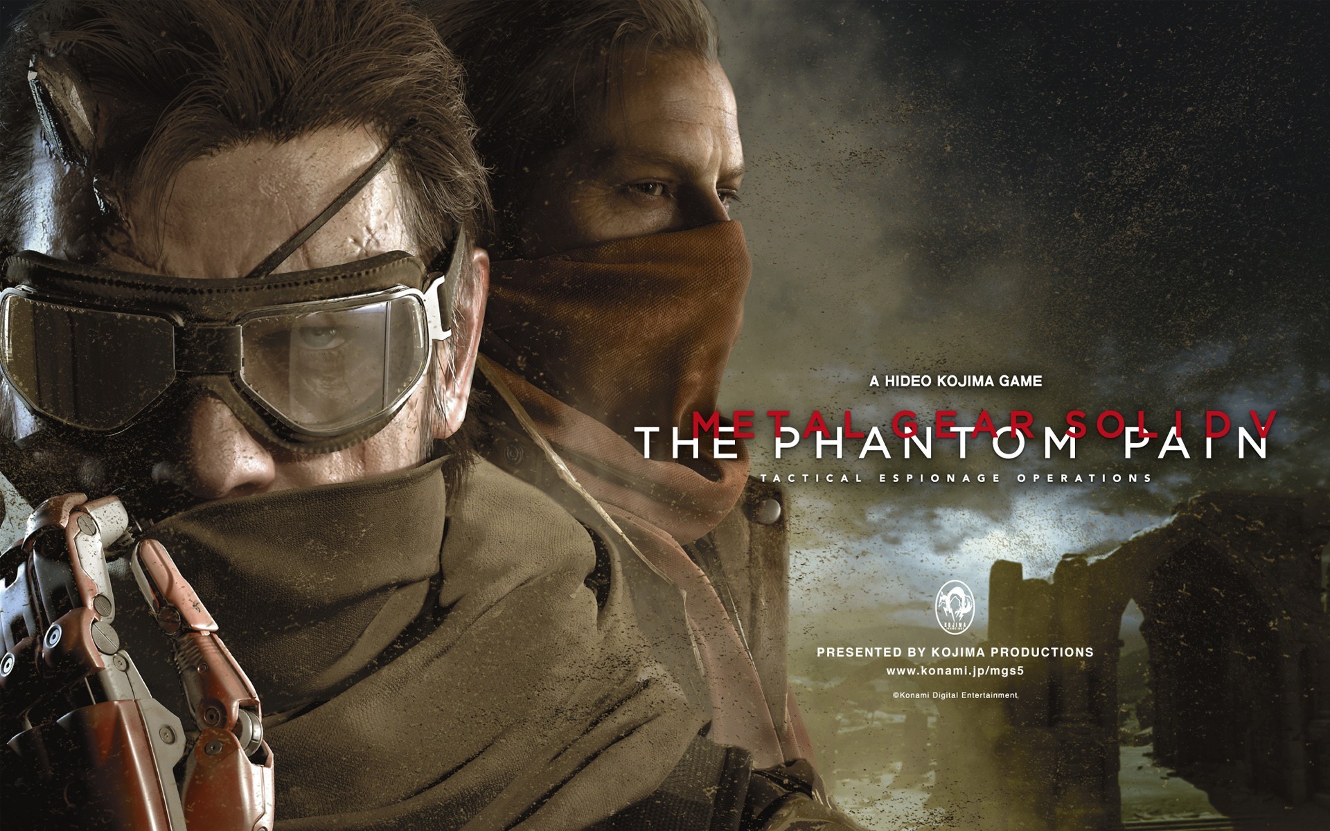 Venom Snake and Revolver Ocelot from Metal Gear Solid V: The Phantom Pain HD Wallpaper