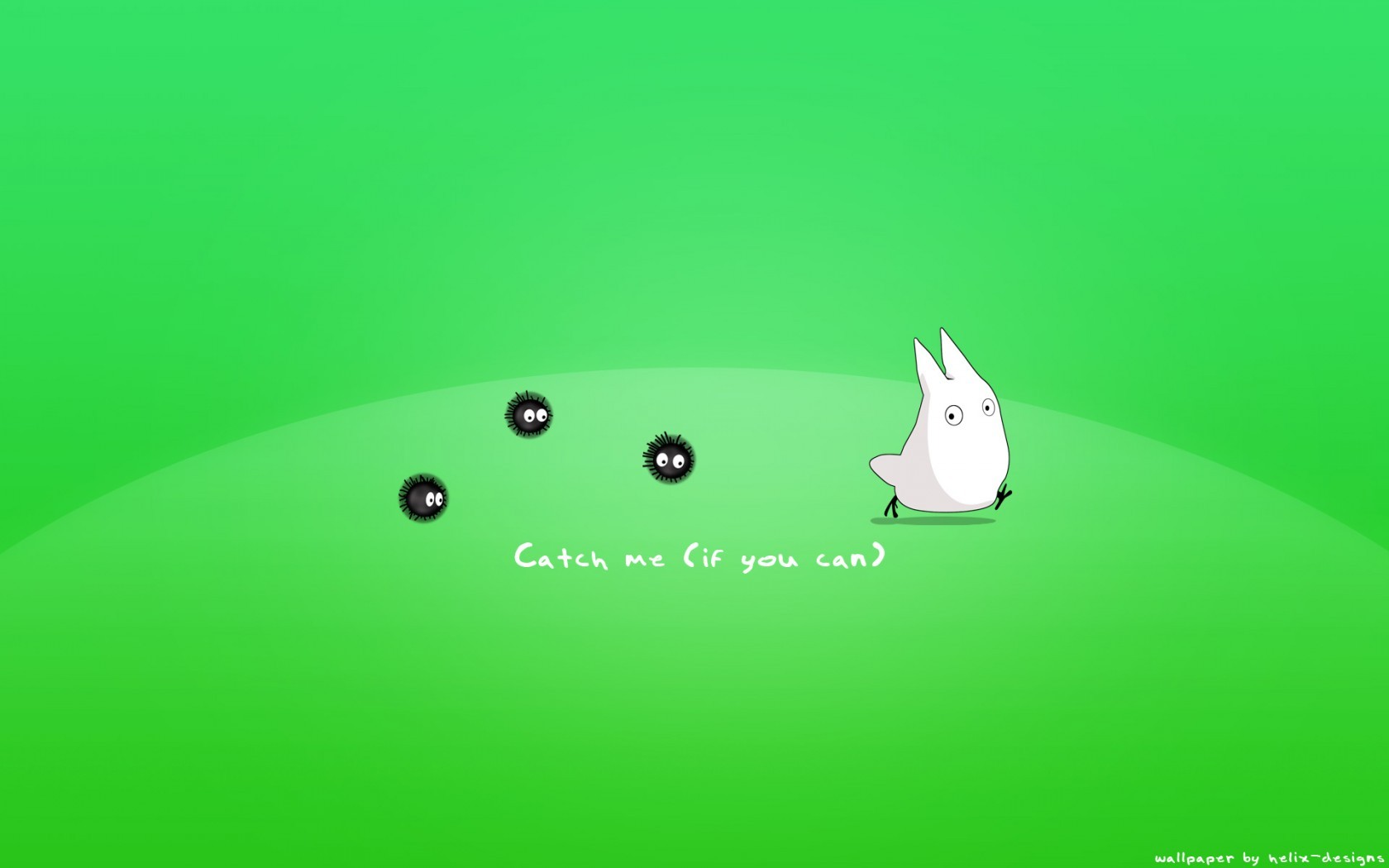 Susuwatari and Totoro from My Neighbor Totoro HD Wallpaper