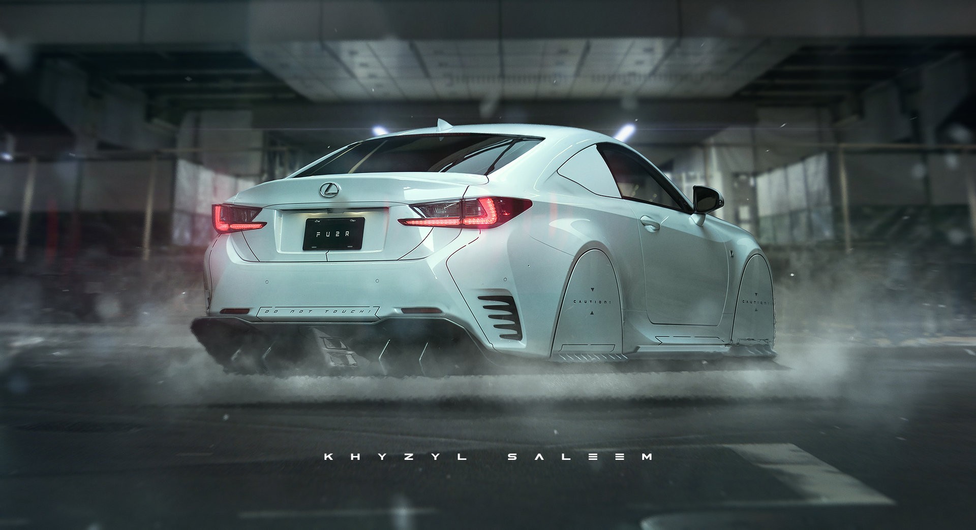 Futuristic Lexus RC F by Khyzyl Saleem HD Wallpaper