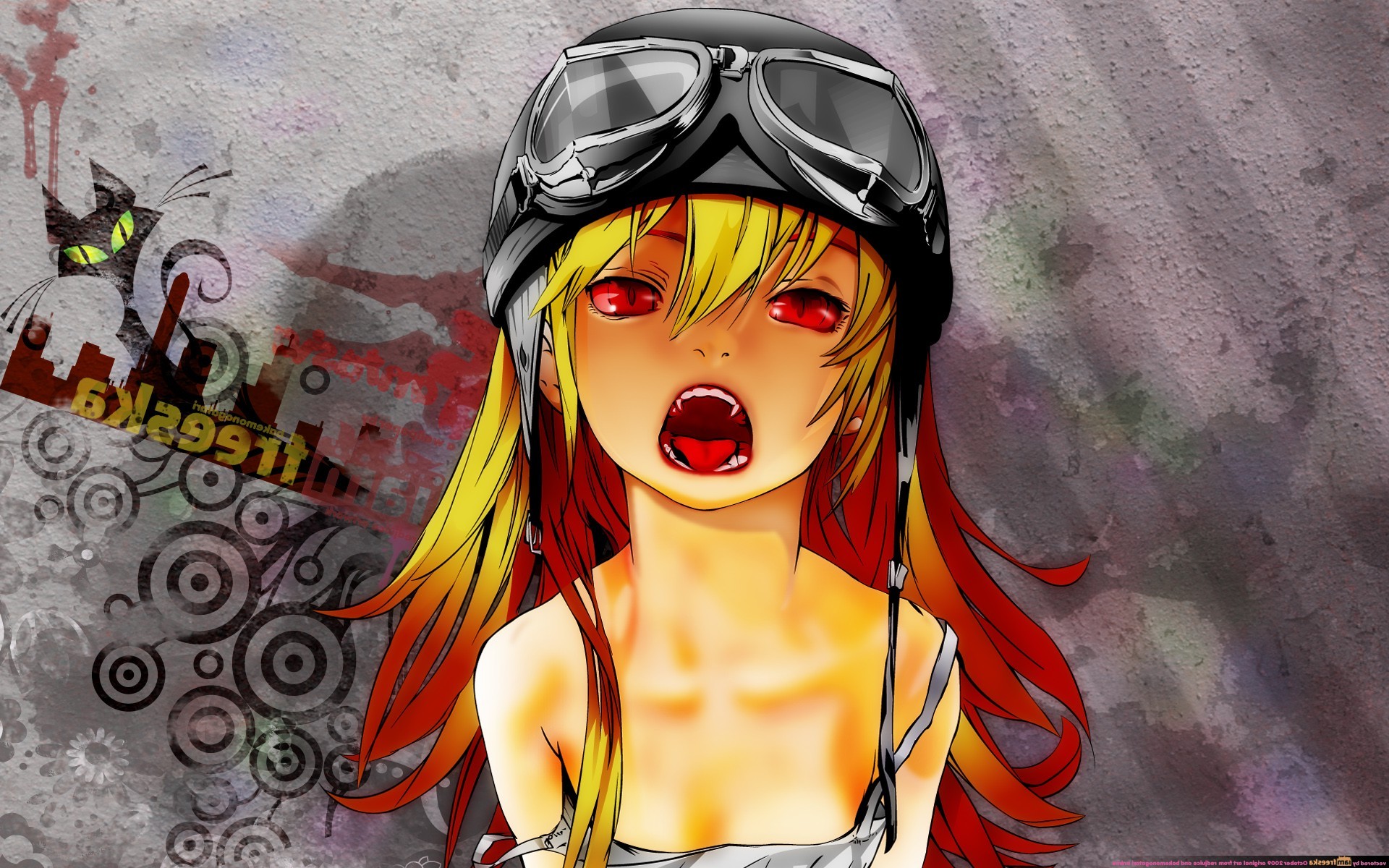 Oshino Shinobu from Monogatari Series HD Wallpaper