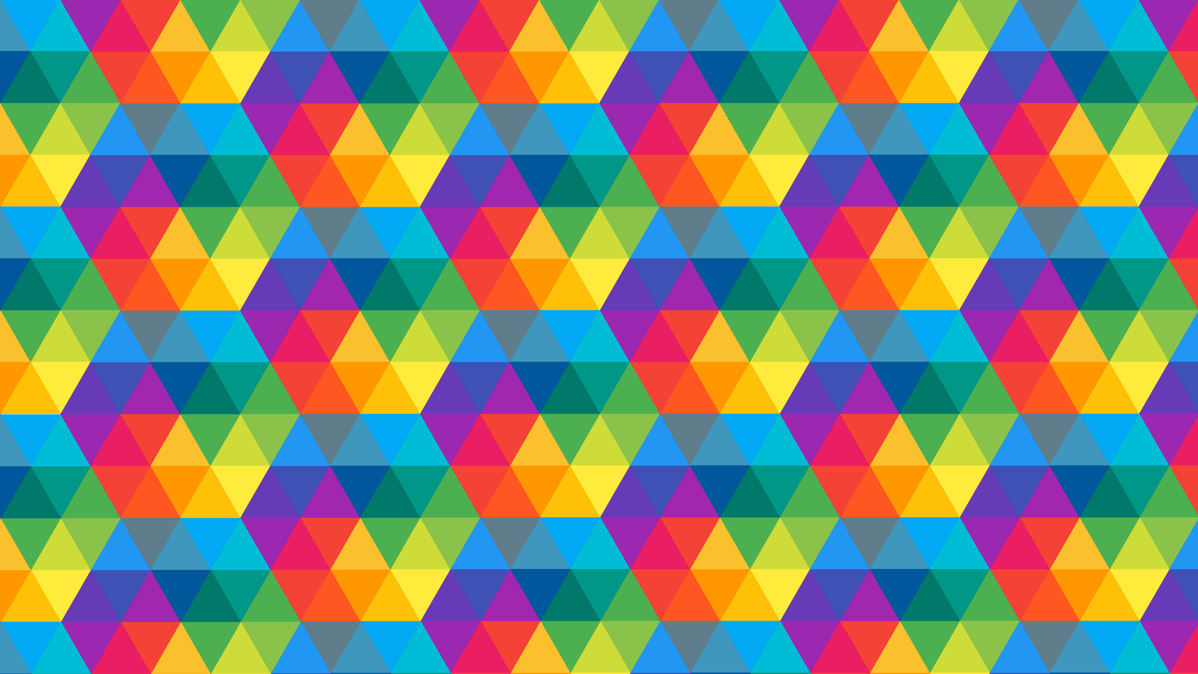 Colorful geometric hexagon pattern HD Wallpaper