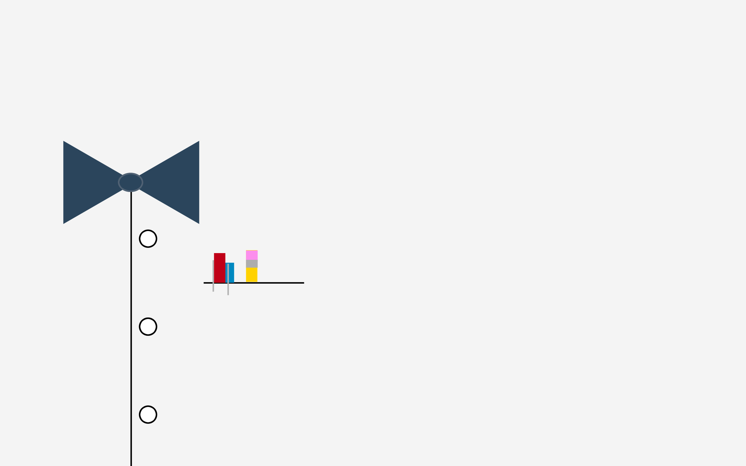 Minimalist shirt with bow tie and bar chart HD Wallpaper