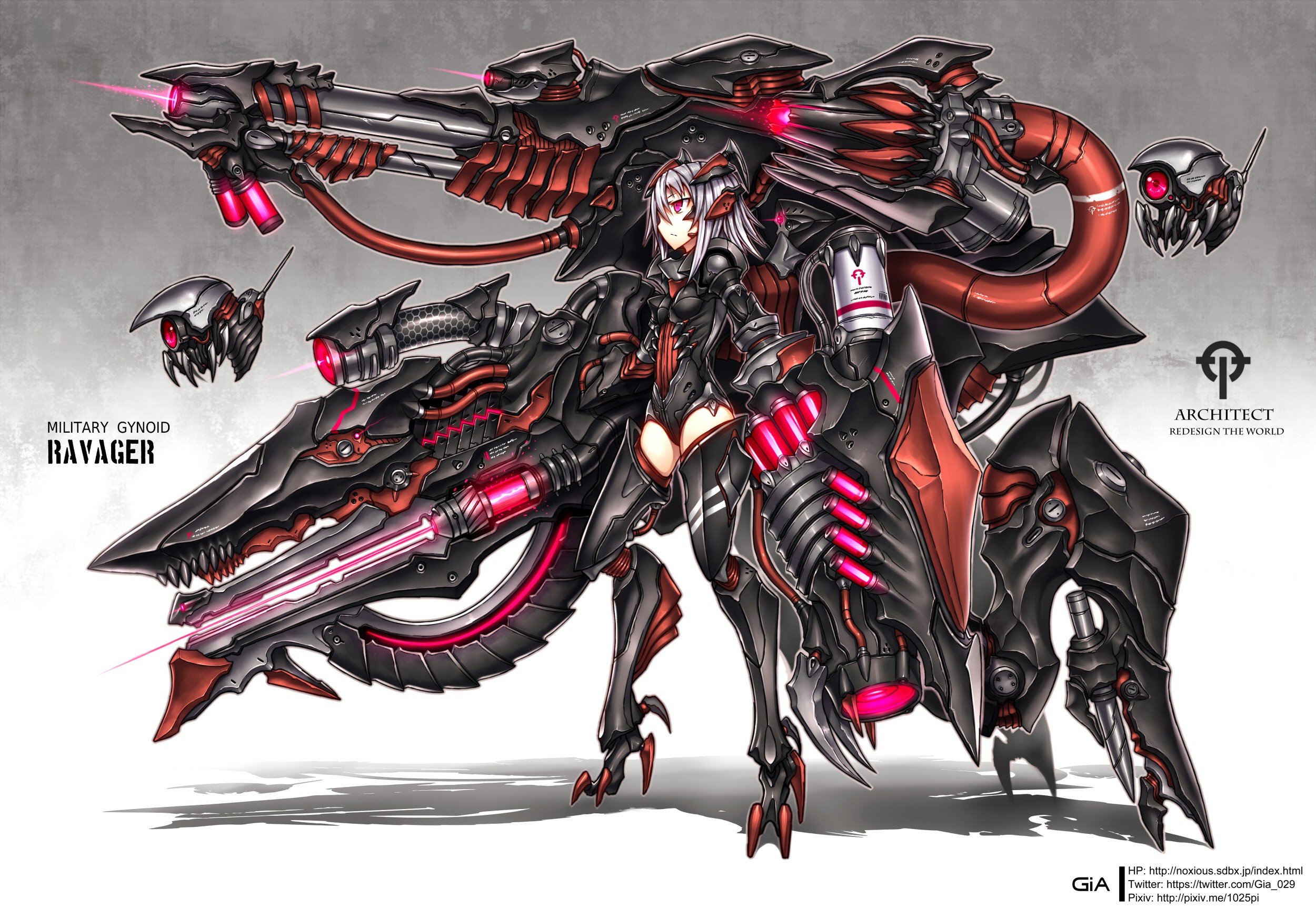 Military Gynoid Ravager by Gia HD Wallpaper