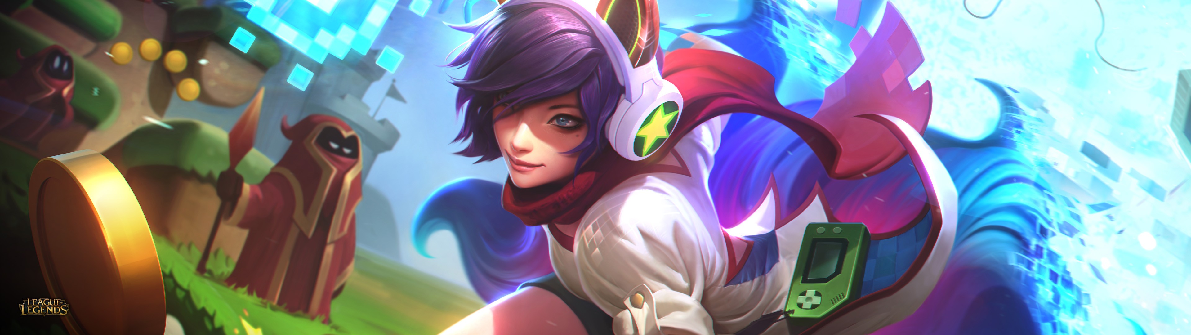 Arcade Ahri from League of Legends HD Wallpaper