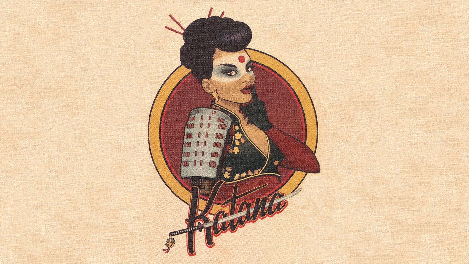 Katana from DC Comics HD Wallpaper