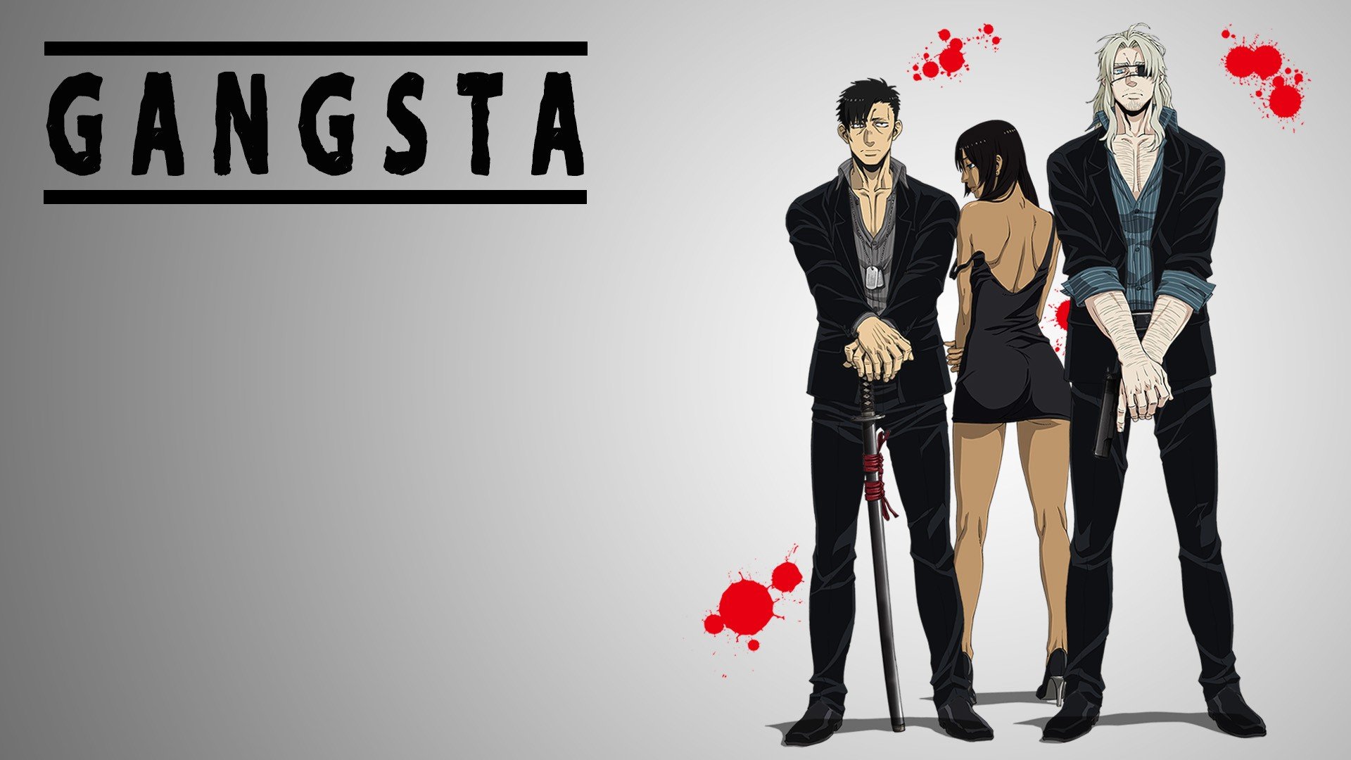 Gangsta anime characters Nicolas and Worick HD Wallpaper